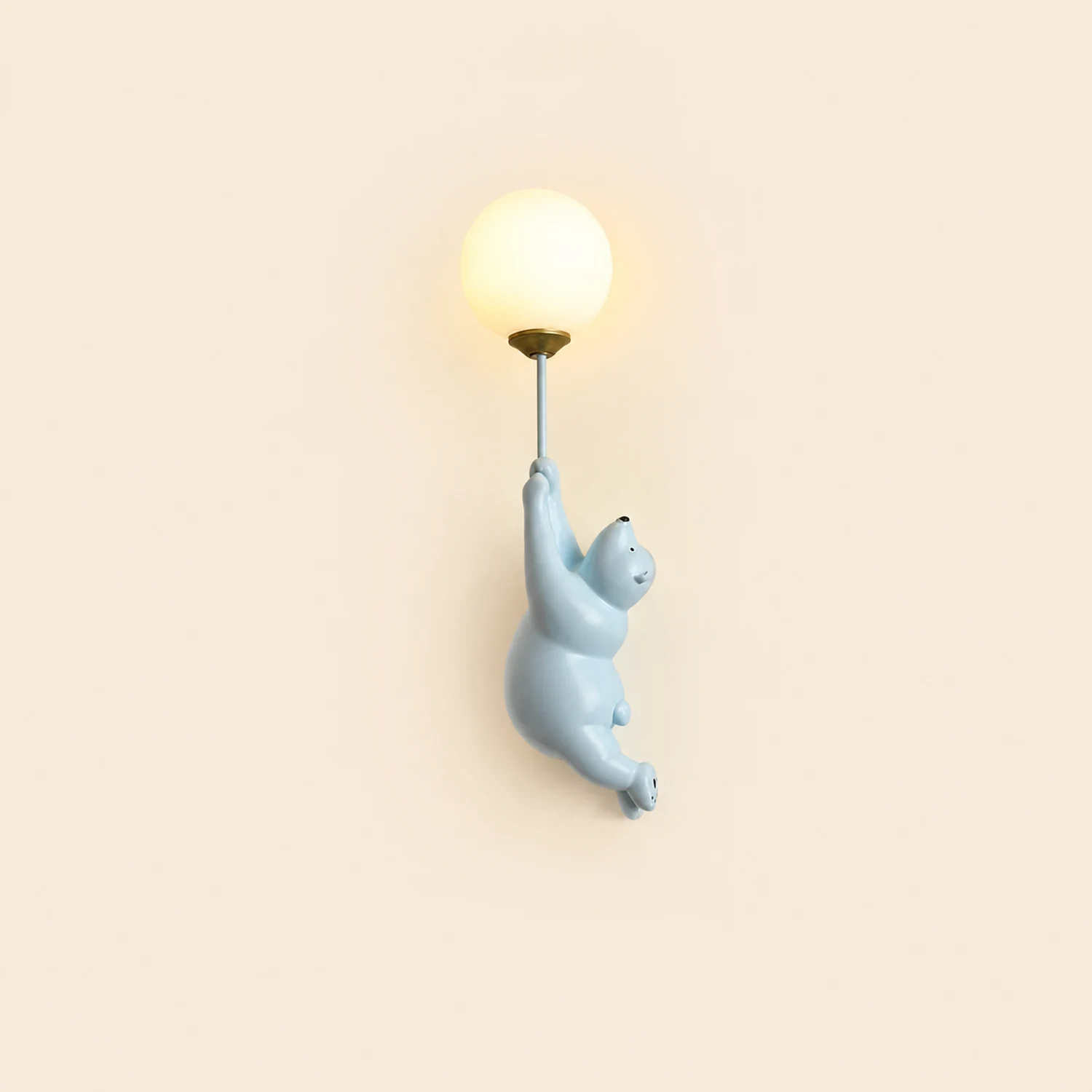 Fateh Wandlampe Bär Ballon, 4 Farben - Lumpaz