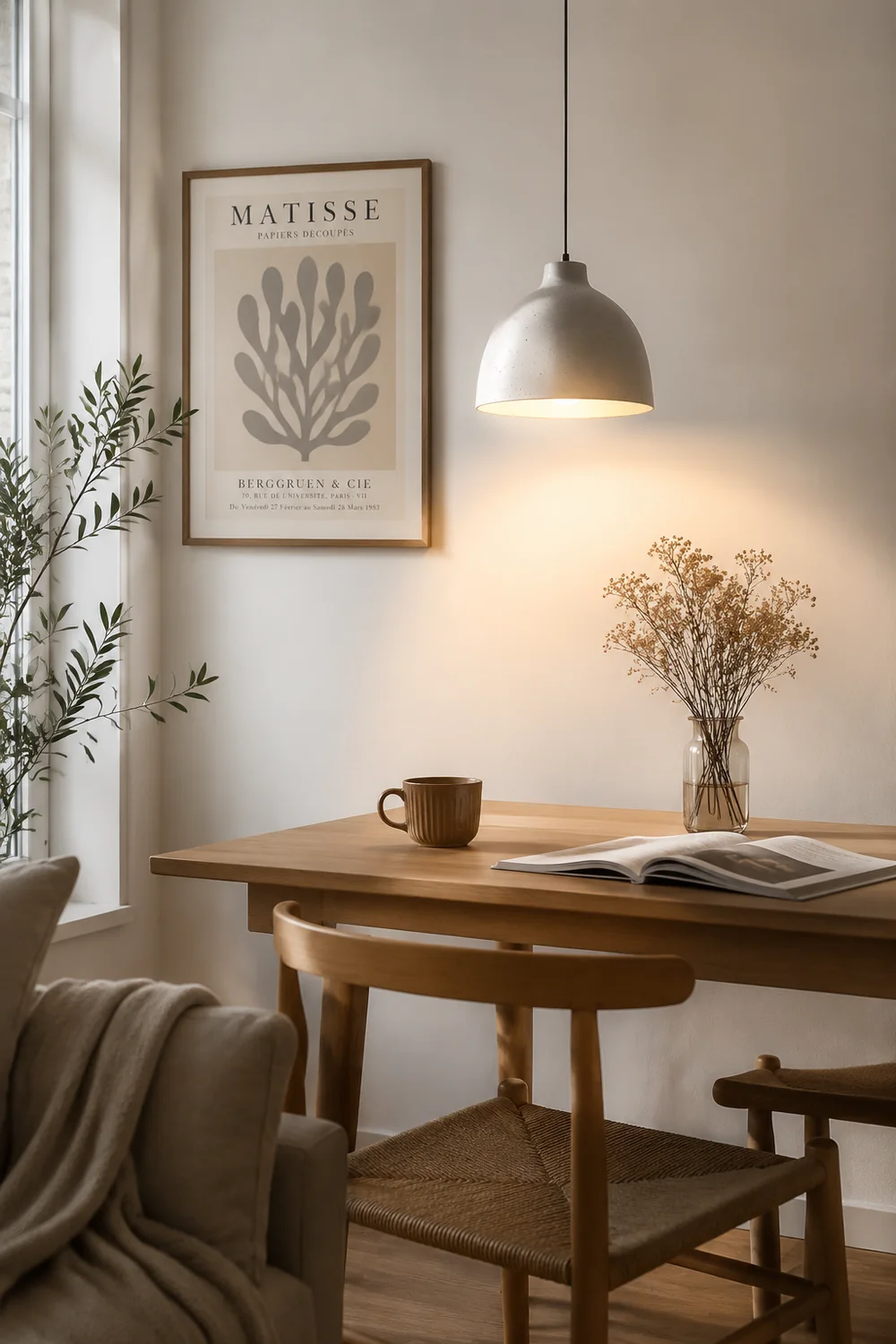 Resin Bowl Pendant Lamp Rustic Pendant Lighting - Lumpaz