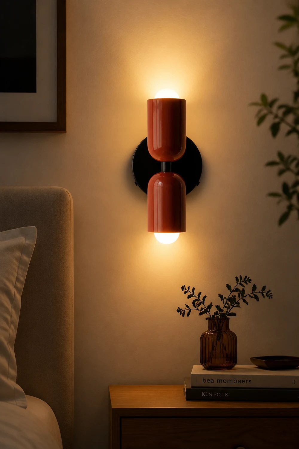 Modern Short Double Head Wall Light - Lumpaz