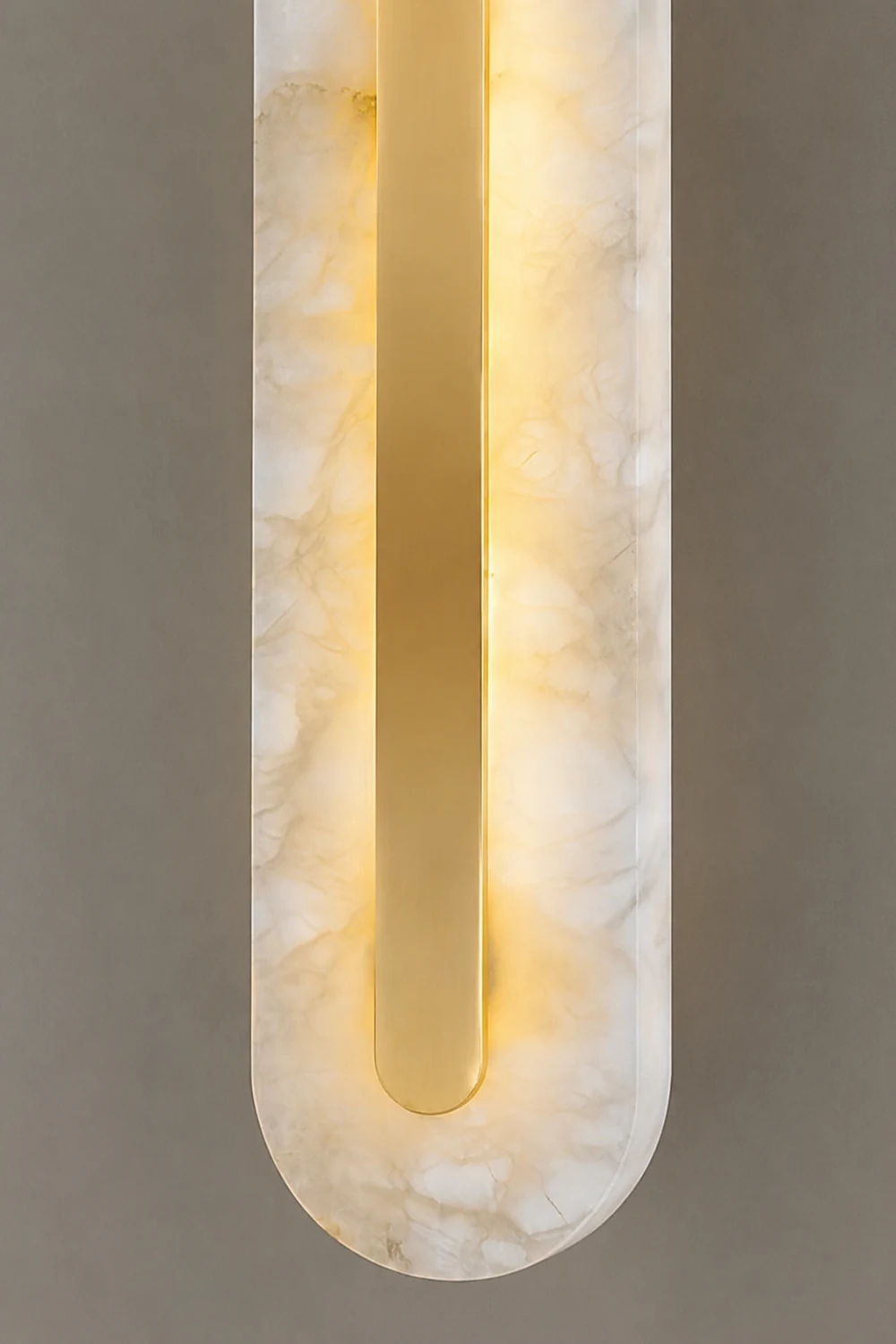 Alabaster Rounded Wall Light - Lumpaz