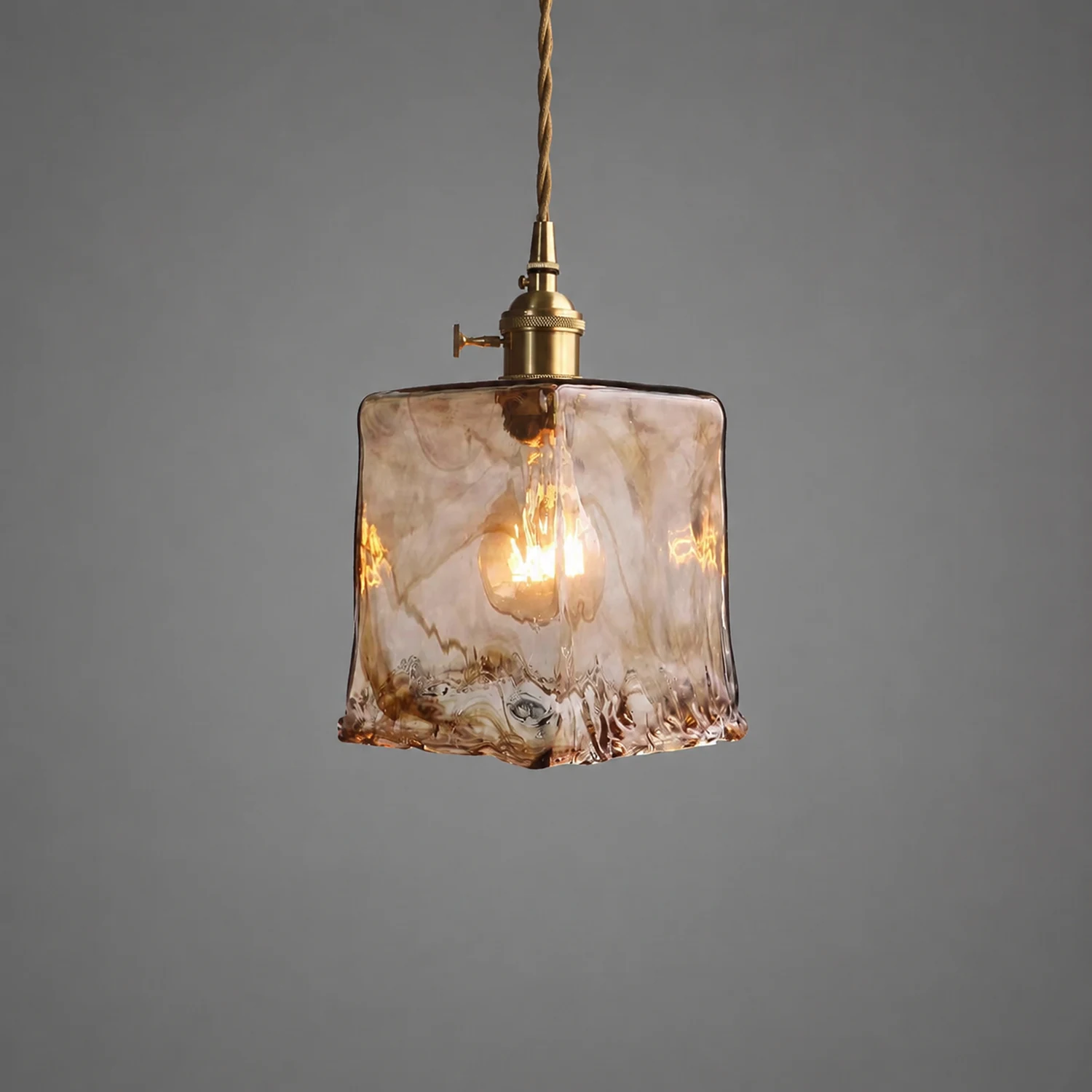 Levy Messing Glas Pendelleuchten - Lumpaz