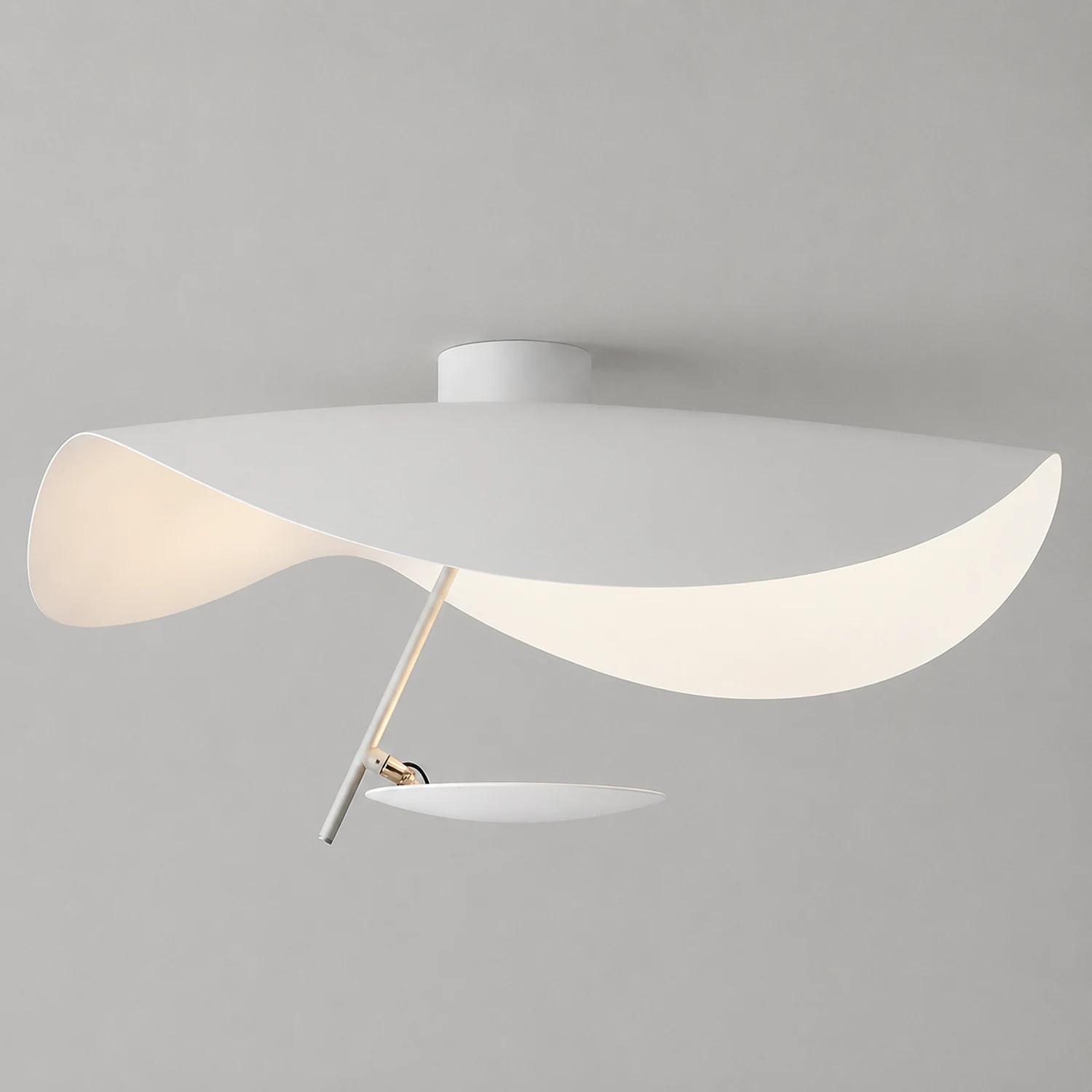 Eveline Pendelleuchte 2 Farben, Goldfolie, ∅40/60/80CM - Lumpaz