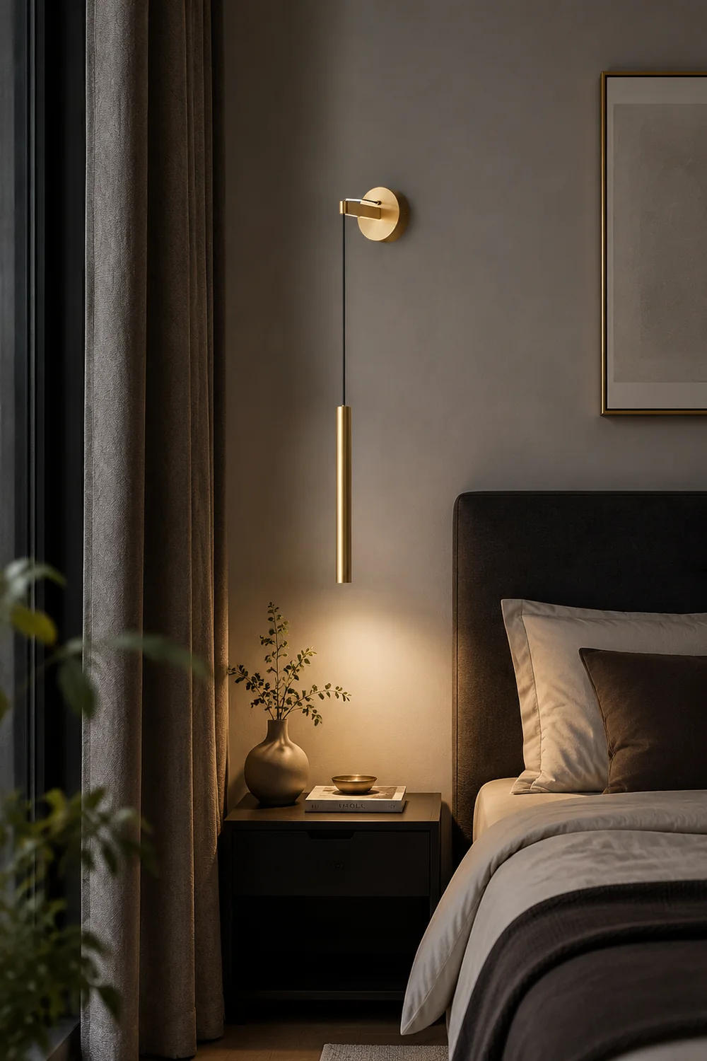 Brass Line Wall Light - Lumpaz