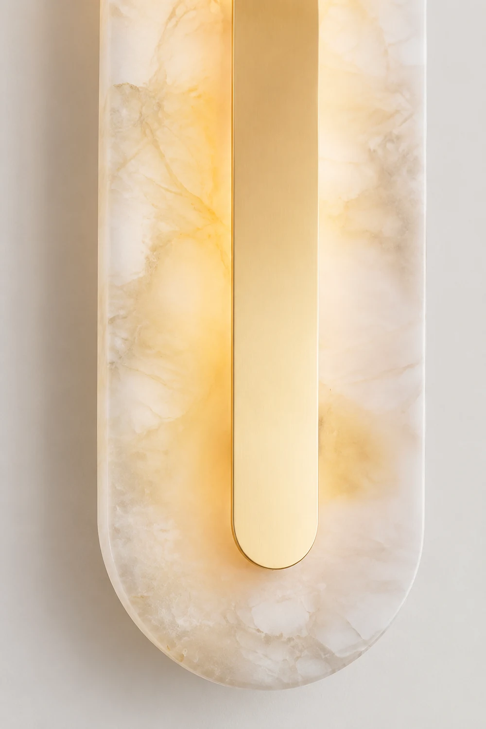 Alabaster Rounded Wall Light - Lumpaz