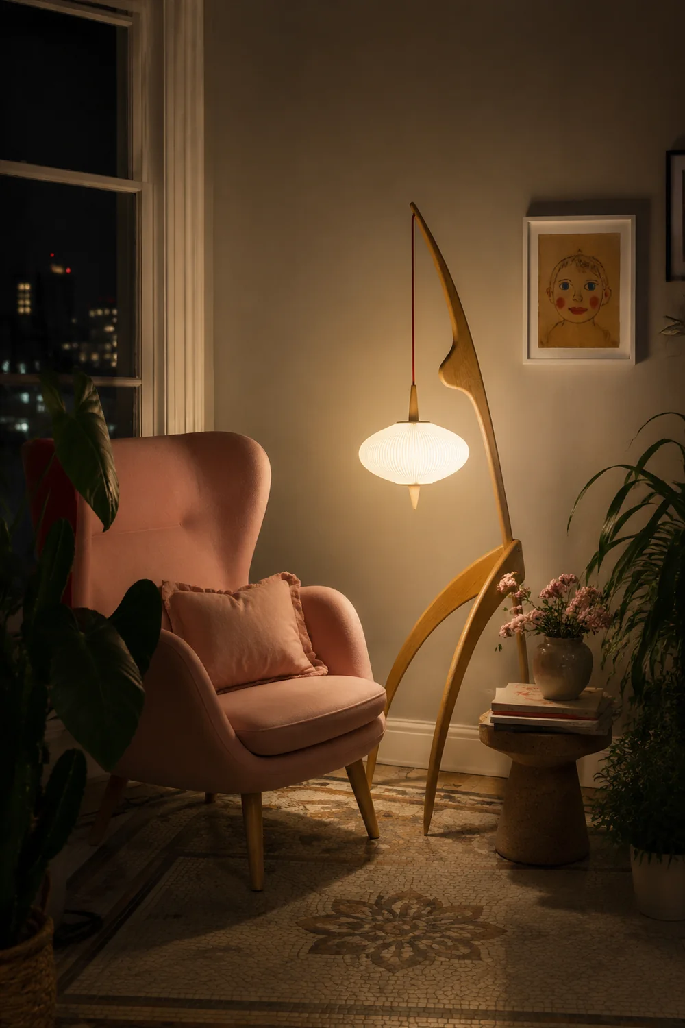 Renée Stehleuchte, Kunstpapier & Holz - Lumpaz