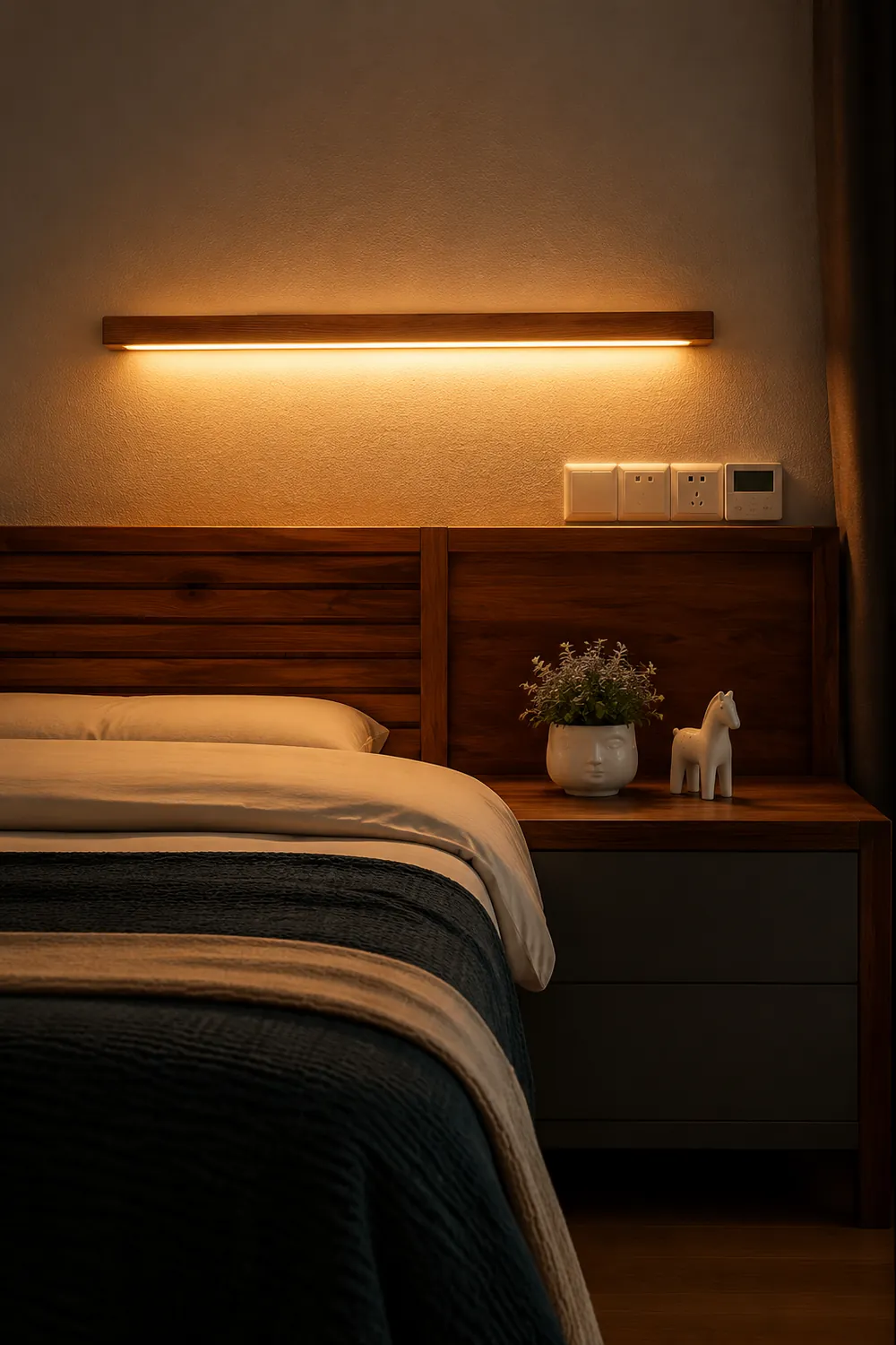 Ozawa Wandleuchte Dimmbar, L60/80/100/120CM - Lumpaz