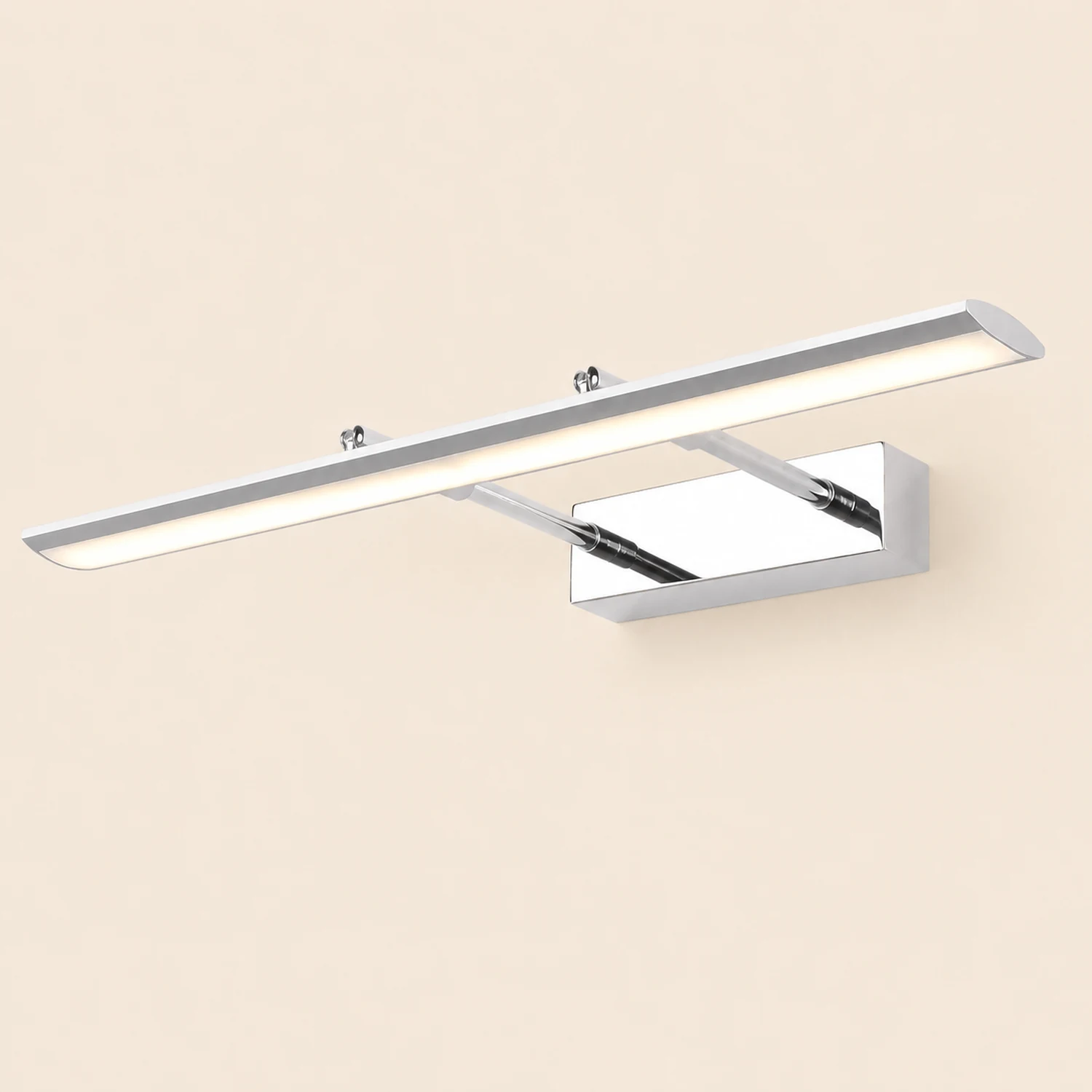Leigh Spiegelfront Waschtisch-Wandleuchte, L 39/49/59/69CM - Lumpaz