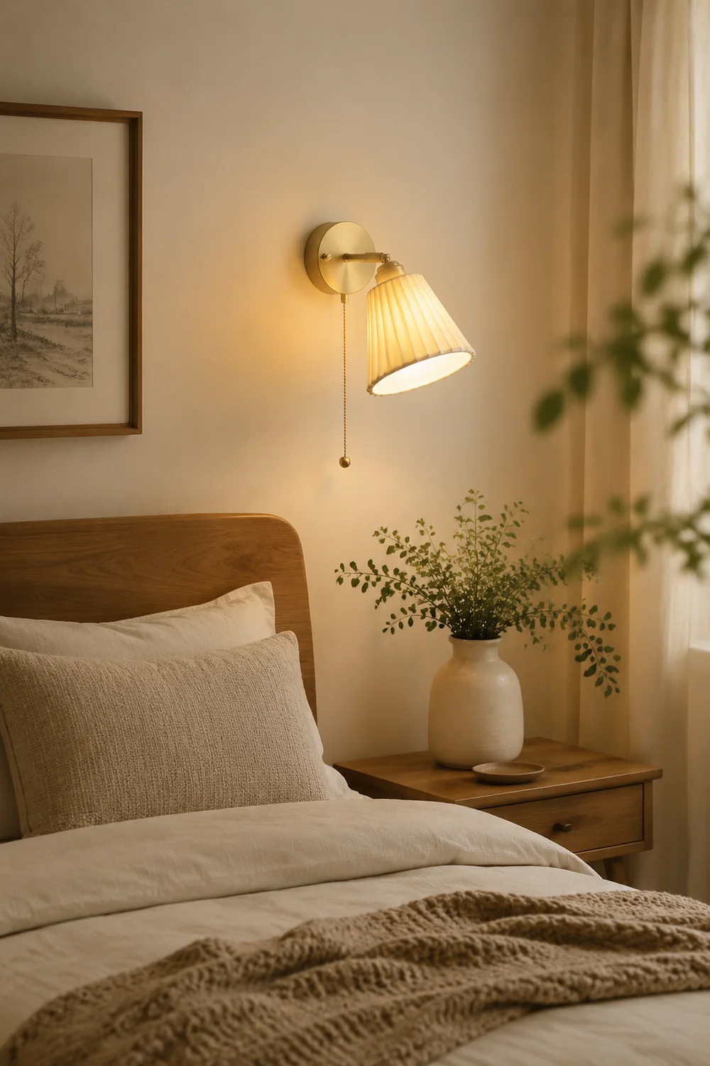 Trumpet Ceramic Wall Light - Lumpaz