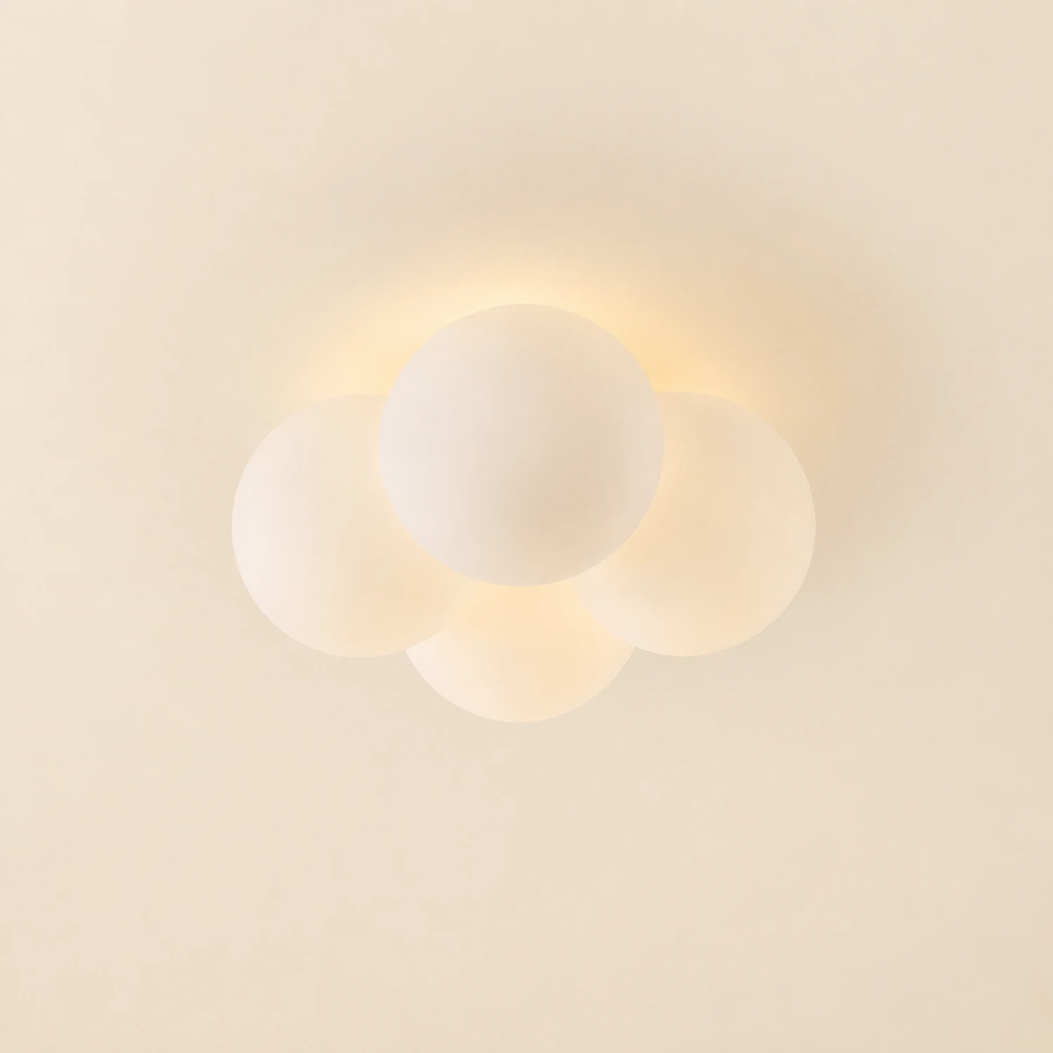 Modern White Cloud Bubbles Ceiling Light - Lumpaz