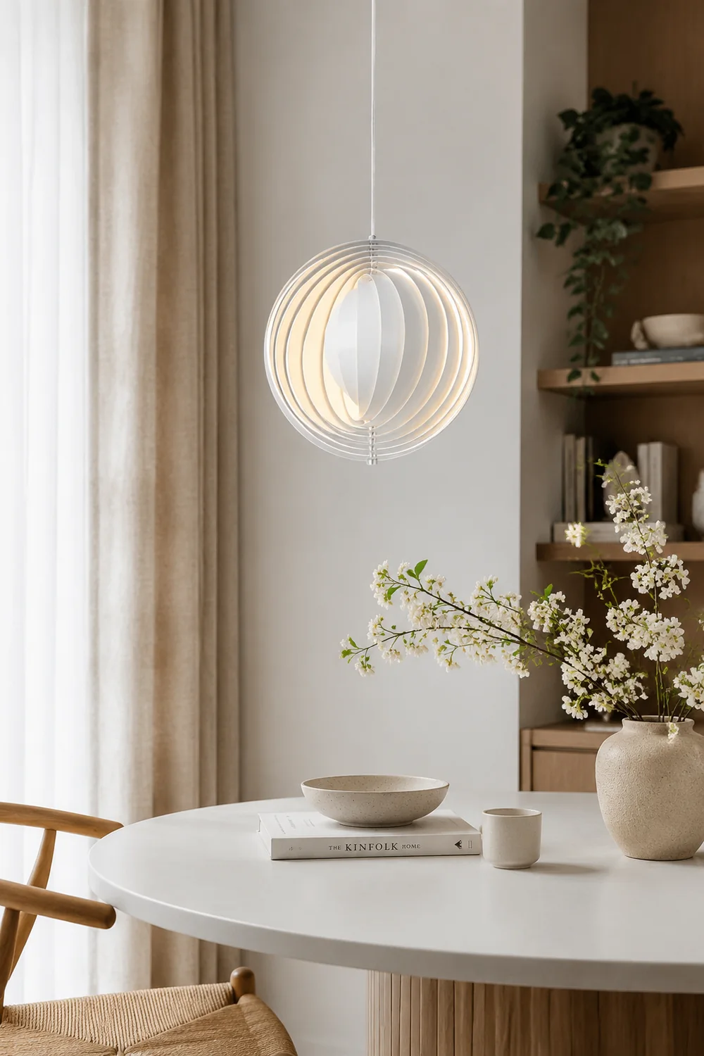 Modern Verpan Moon Lamp Pendant Light For Living Room - Lumpaz