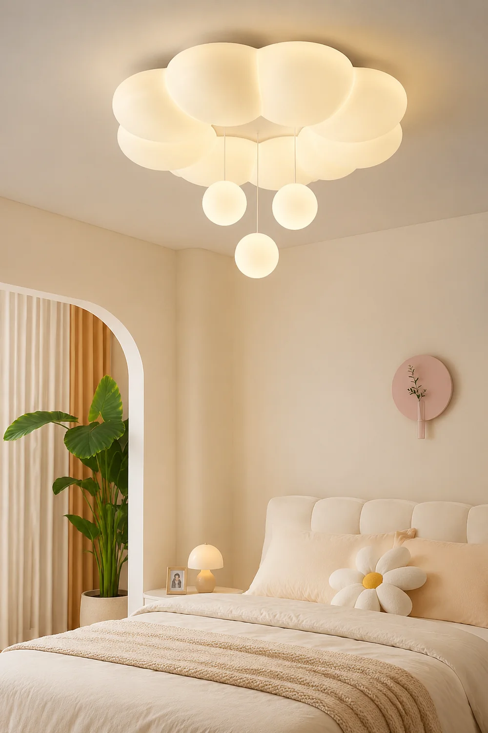 French Warm Ceiling Light For Kids Room - Lumpaz