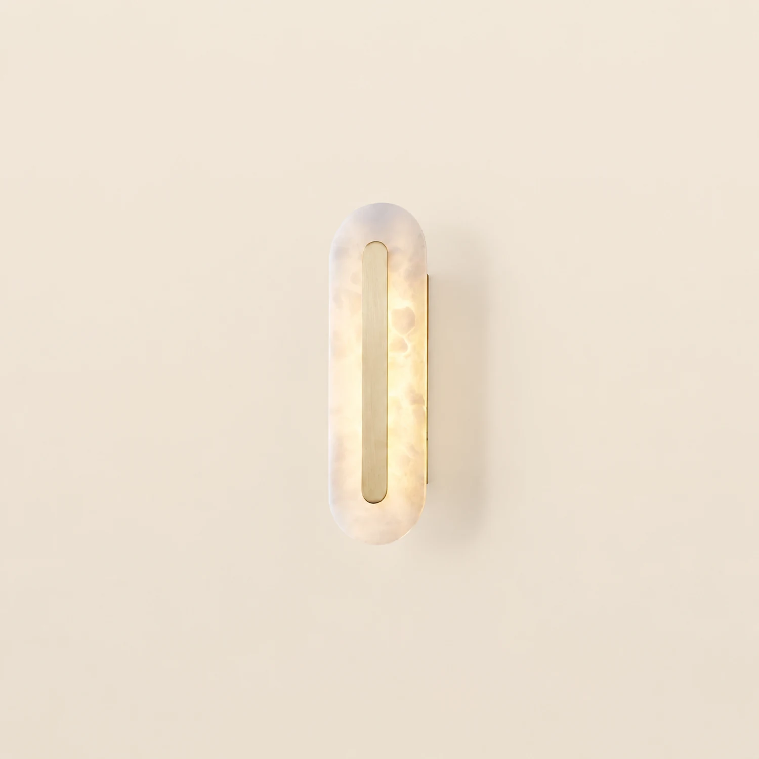 Alabaster Rounded Wall Light - Lumpaz