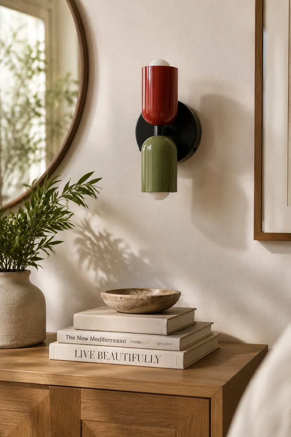 Modern Short Double Head Wall Light - Lumpaz