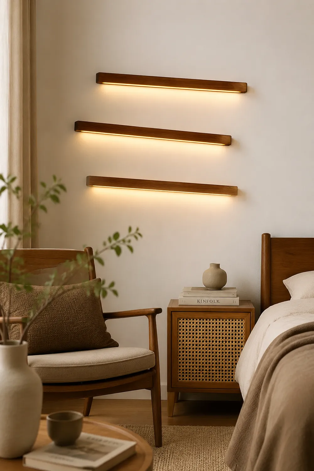 Ozawa Wandleuchte Dimmbar, L60/80/100/120CM - Lumpaz
