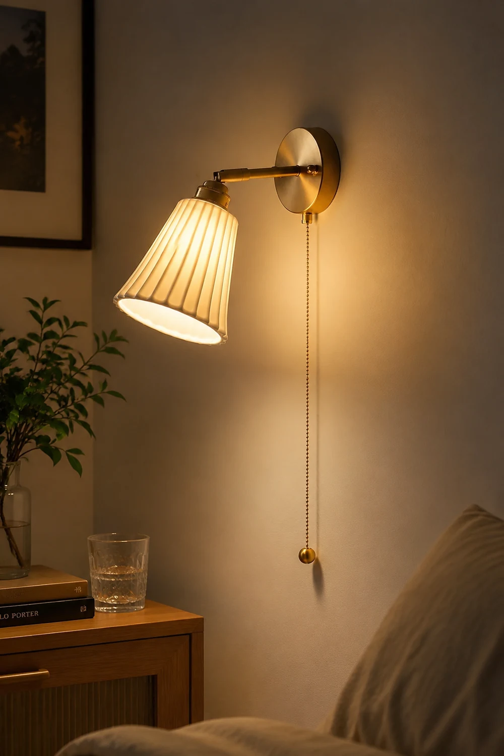 Trumpet Ceramic Wall Light - Lumpaz