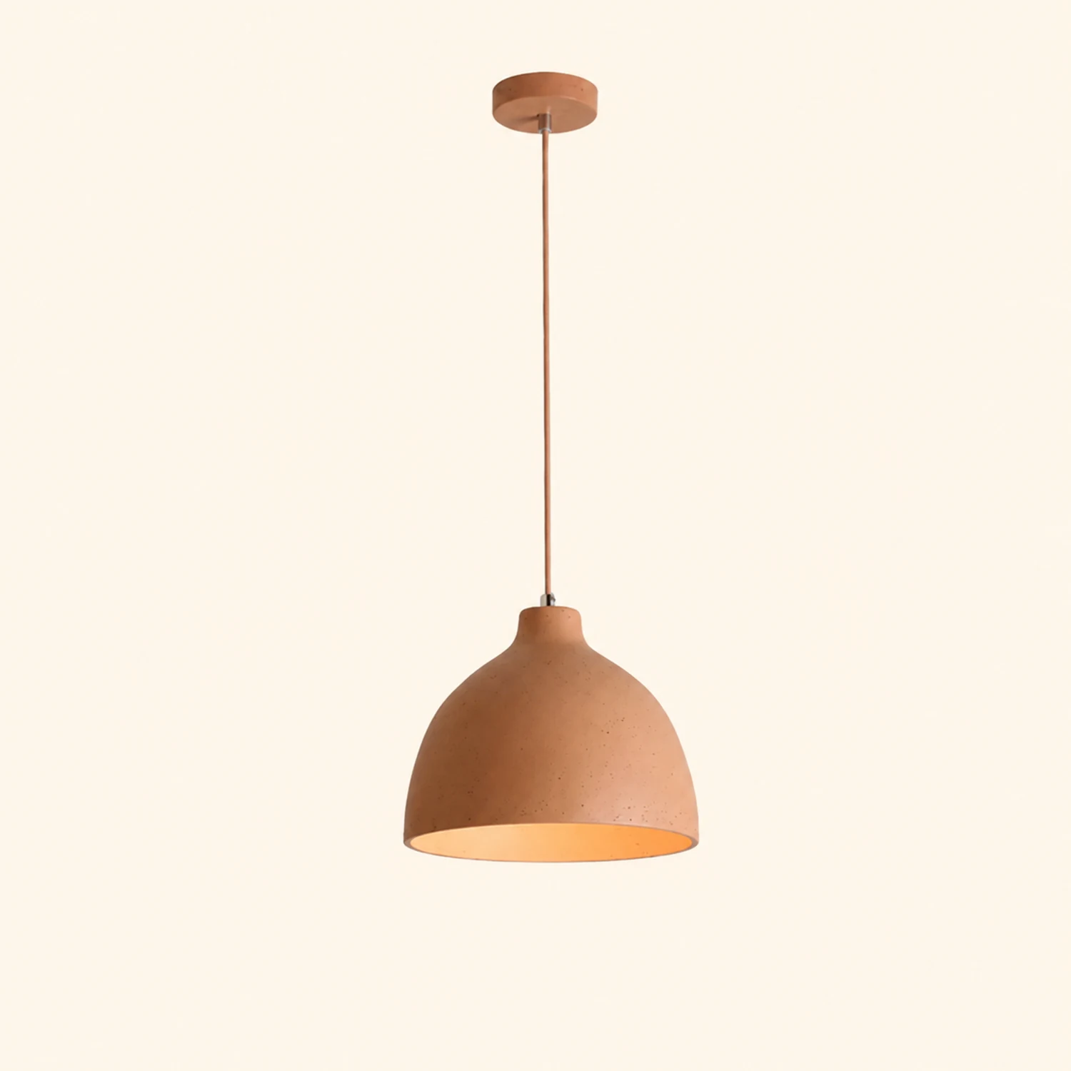 Resin Bowl Pendant Lamp Rustic Pendant Lighting - Lumpaz