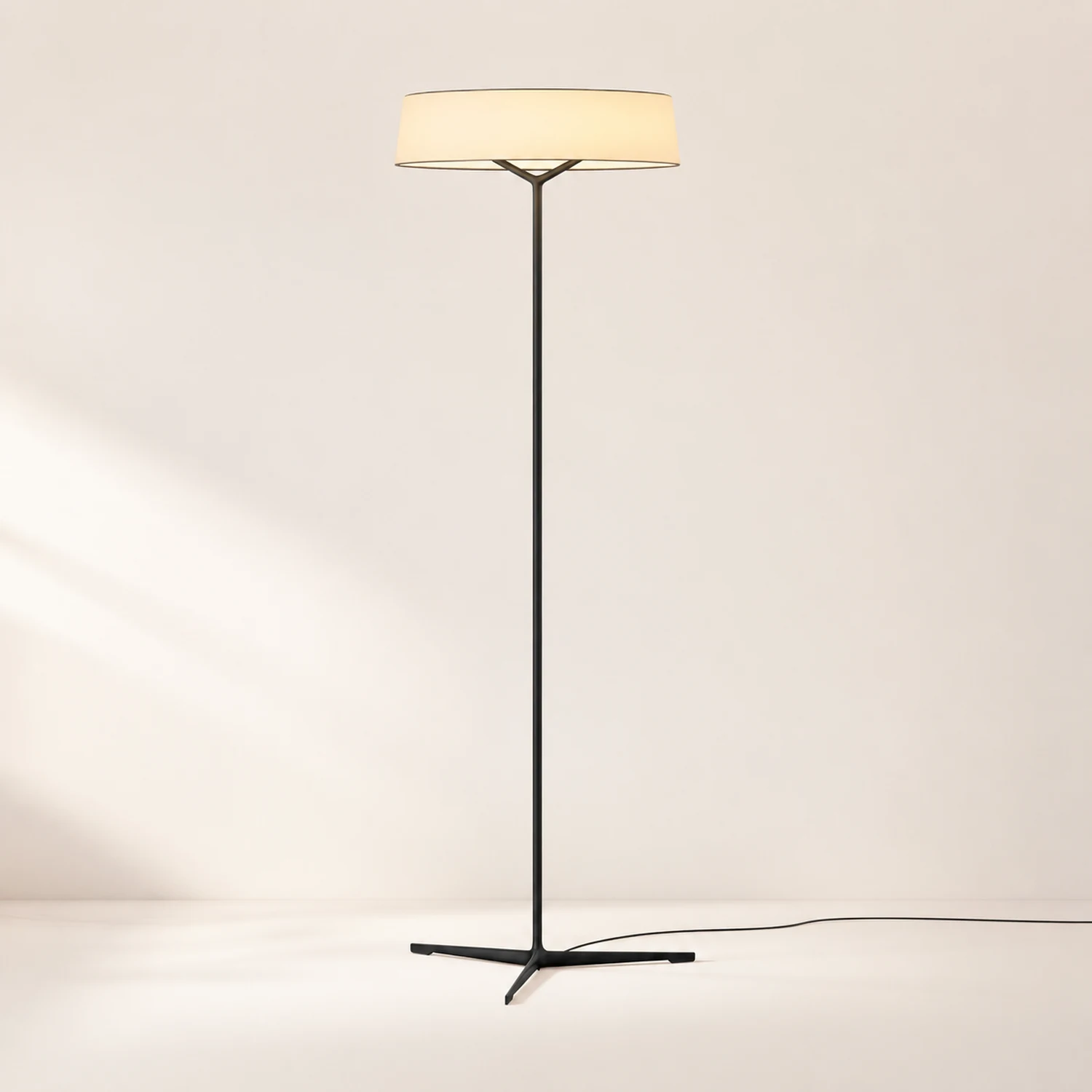 Paper Glow Circular Floor Lamp