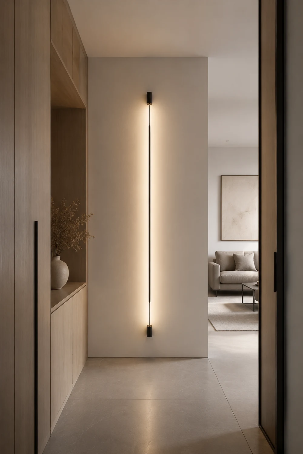 Slim line Cabinet Stand Lamp - Lumpaz