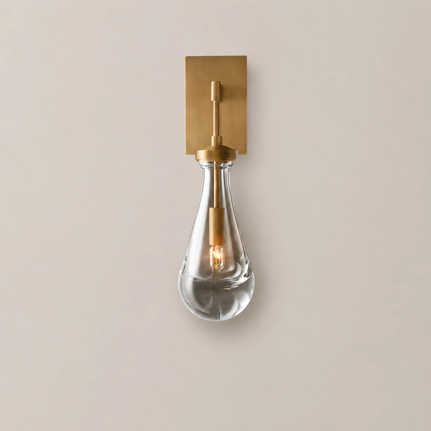 Art Creative Short Raindrop Wall Light For Dining Room - Lumpaz