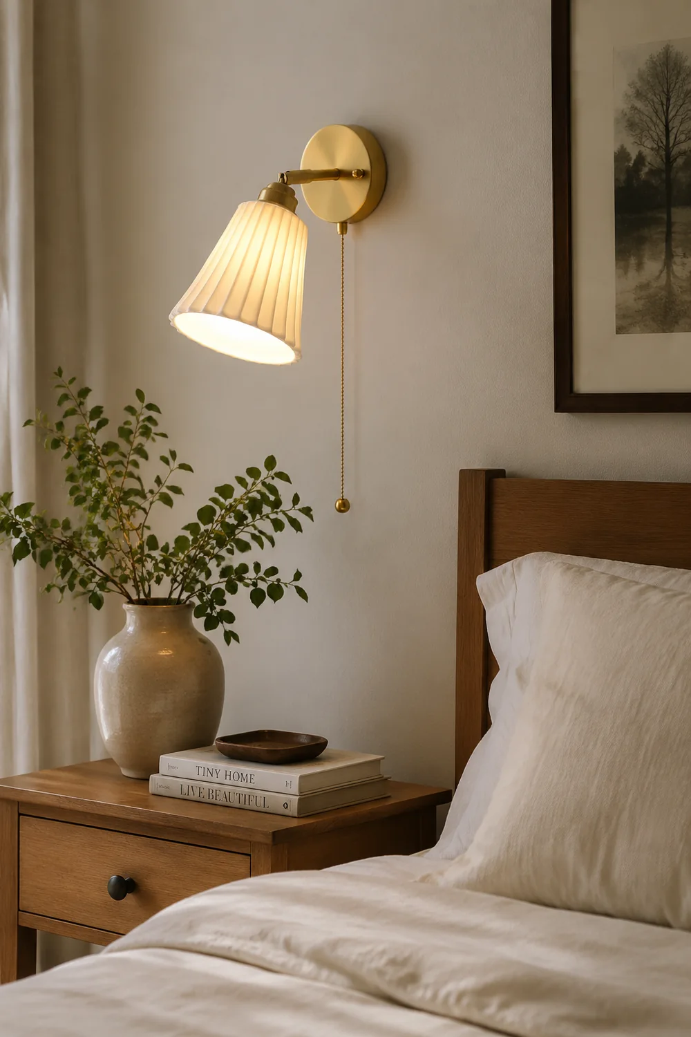 Trumpet Ceramic Wall Light - Lumpaz