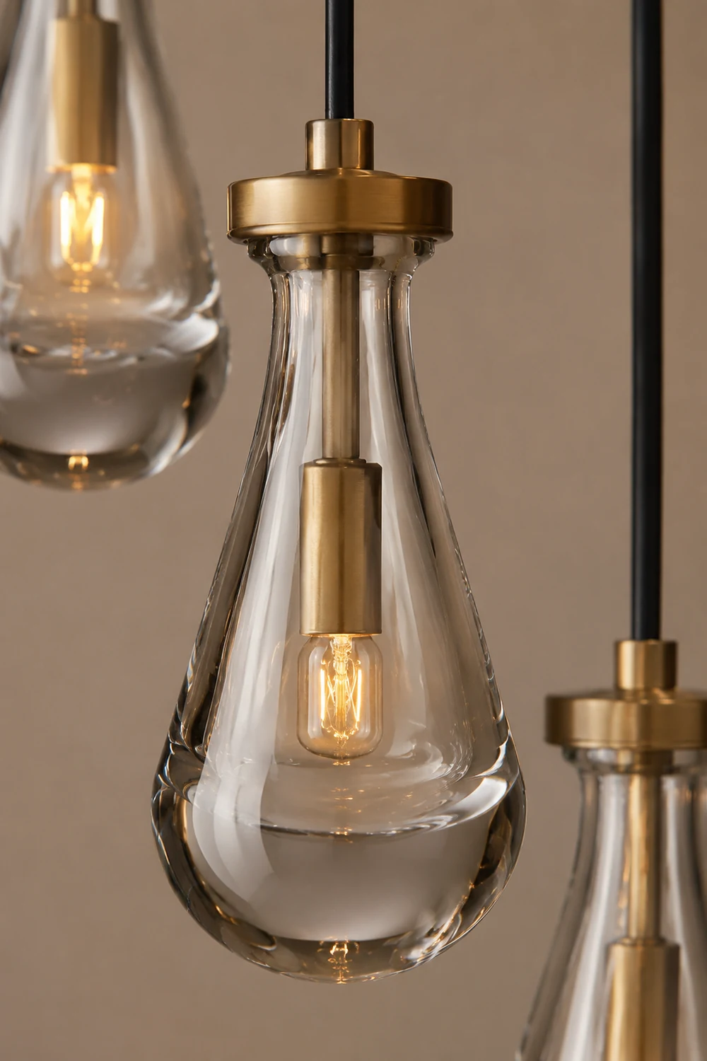Modern Art Deco Raindrop Chandelier - Lumpaz