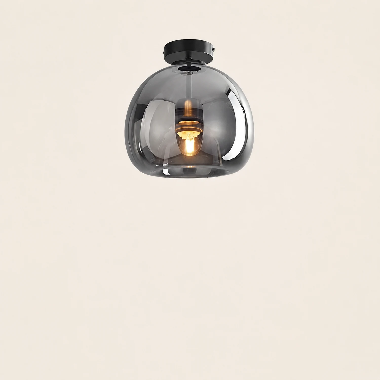 Sanna Deckenleuchte/Pendelleuchte 4 Stile, Reiner Kupfer&Glas - Lumpaz