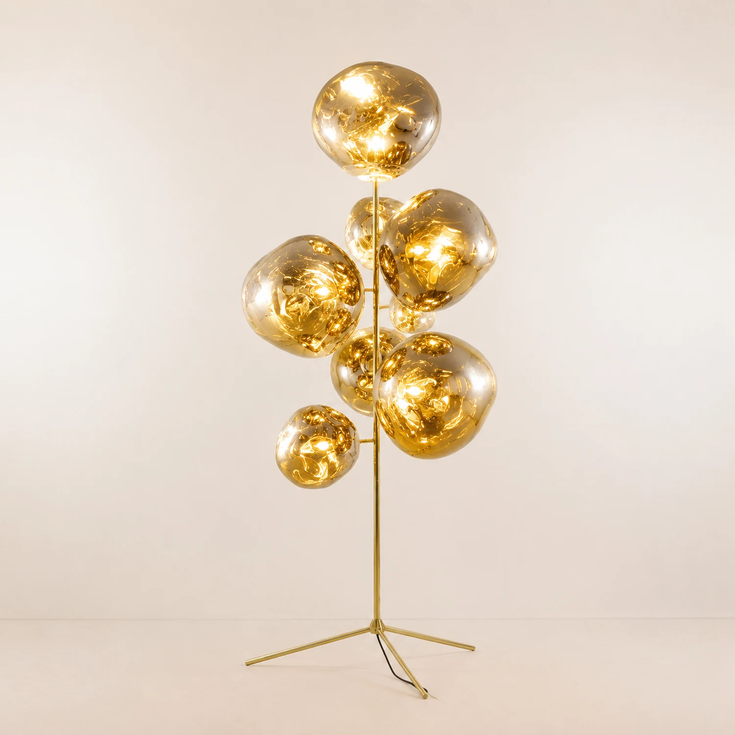 Mirza Stehleuchte 4 Farben, 7 -flammig, ∅38+28CM - Lumpaz