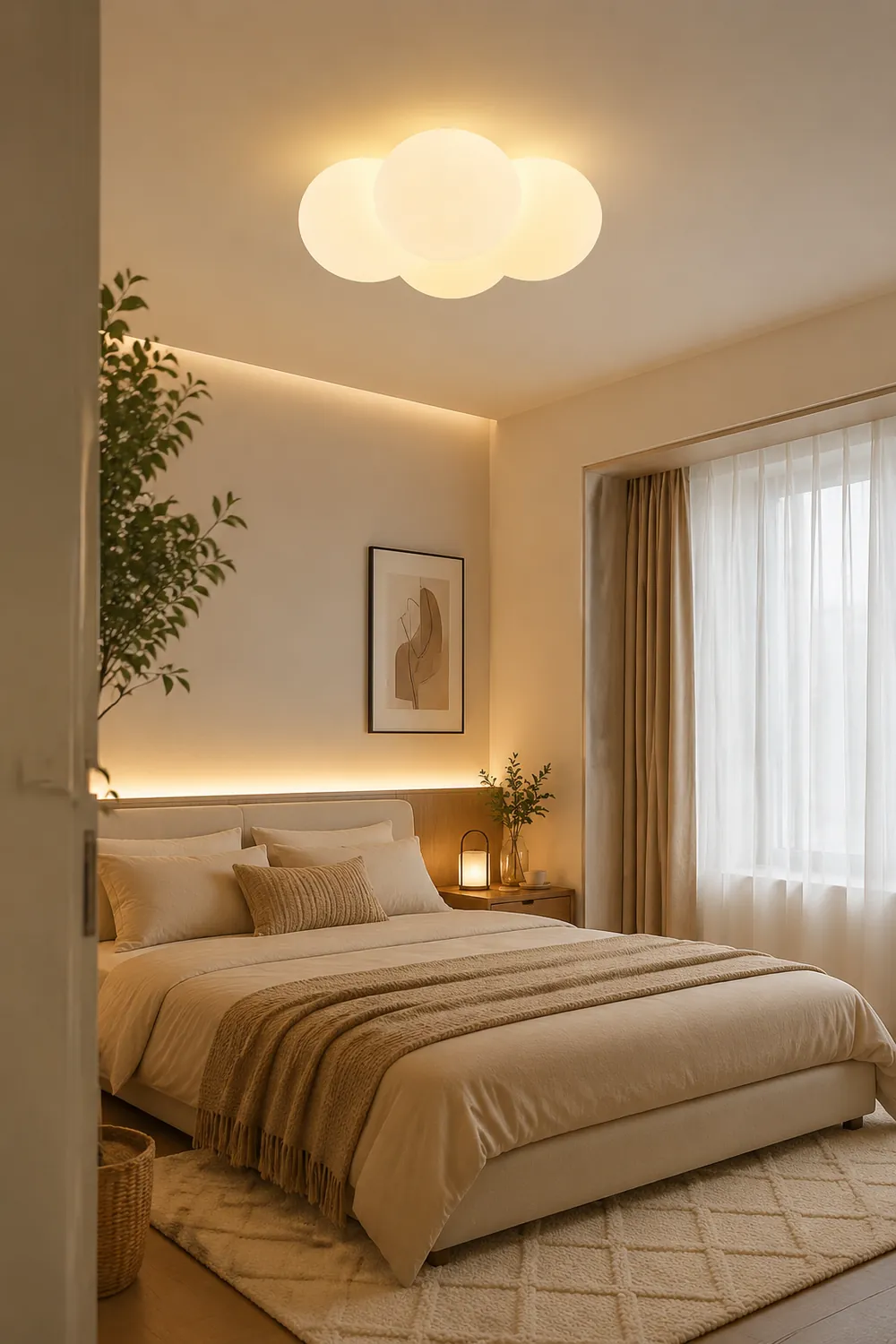 Modern White Cloud Bubbles Ceiling Light - Lumpaz