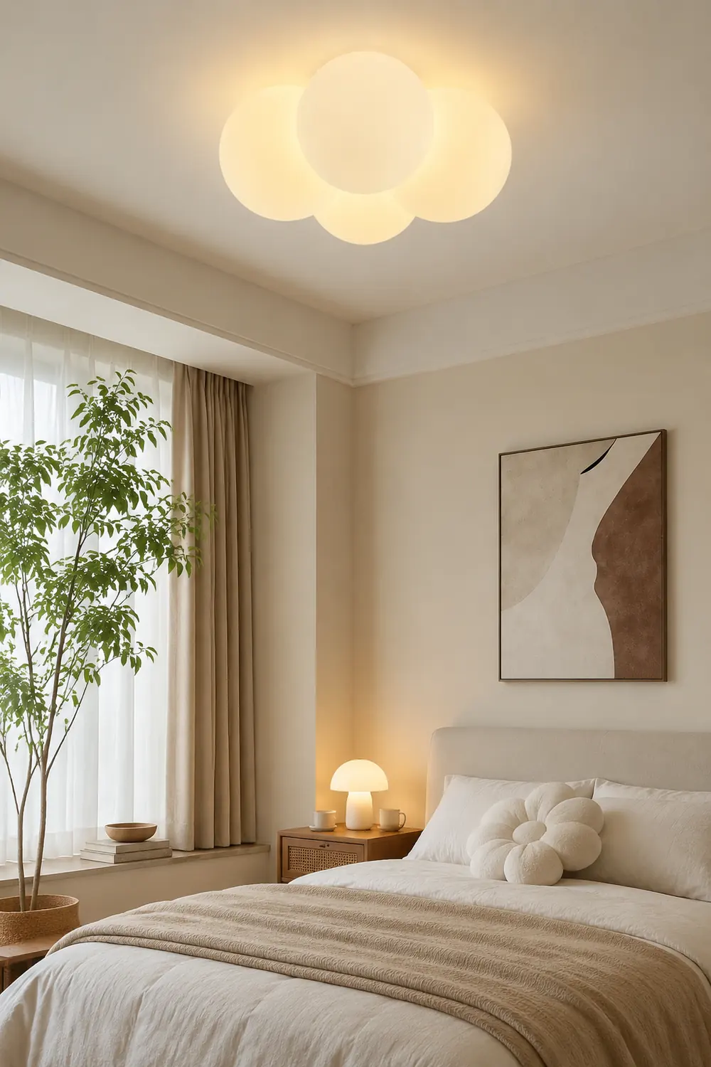 Modern White Cloud Bubbles Ceiling Light - Lumpaz