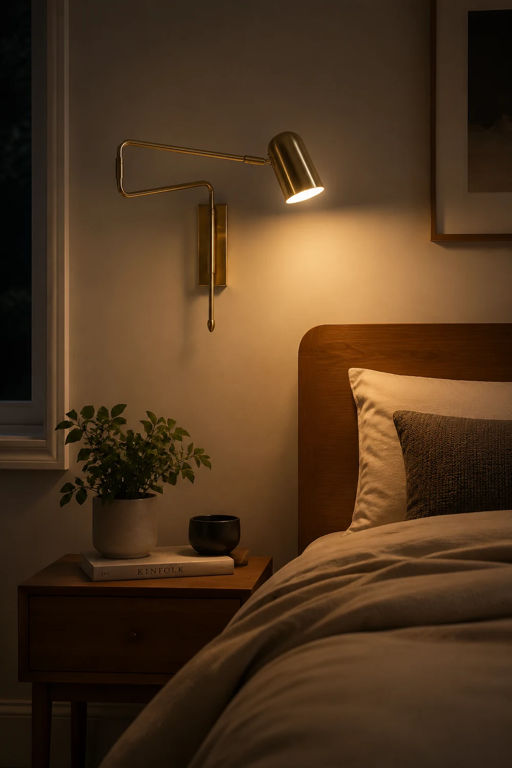 Adjustable Arm Reading Wall Lamp - Lumpaz