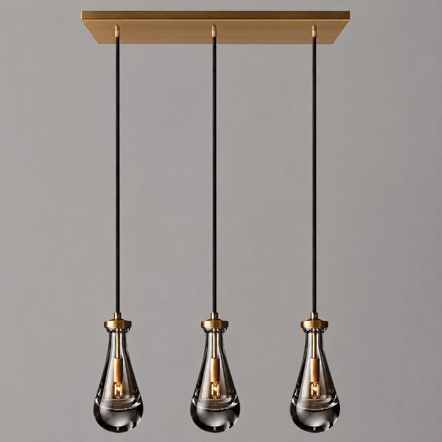 Modern Art Deco Raindrop Chandelier - Lumpaz
