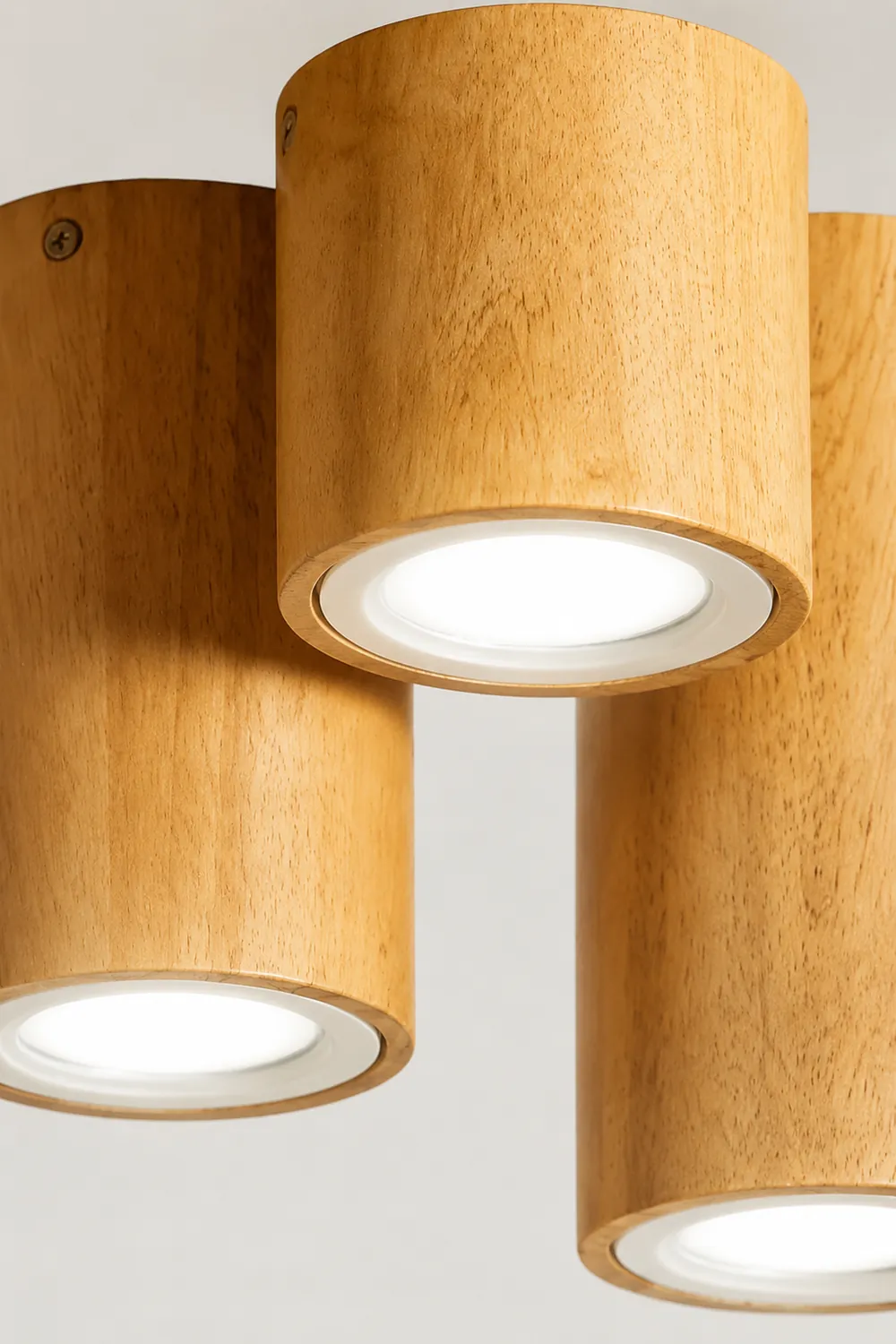 Ozawa Nordische Deckenleuchte Droplight aus Holz für Korridor, Balkon - Lumpaz