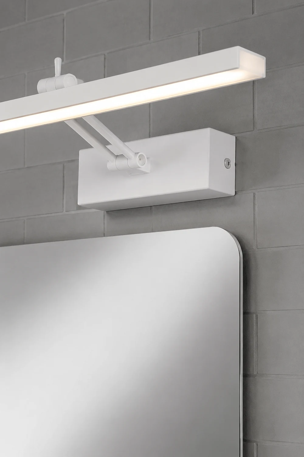 Edge Spiegelfront Waschtisch-Wandleuchte, 2 Farbe, L40/50/60/70CM - Lumpaz