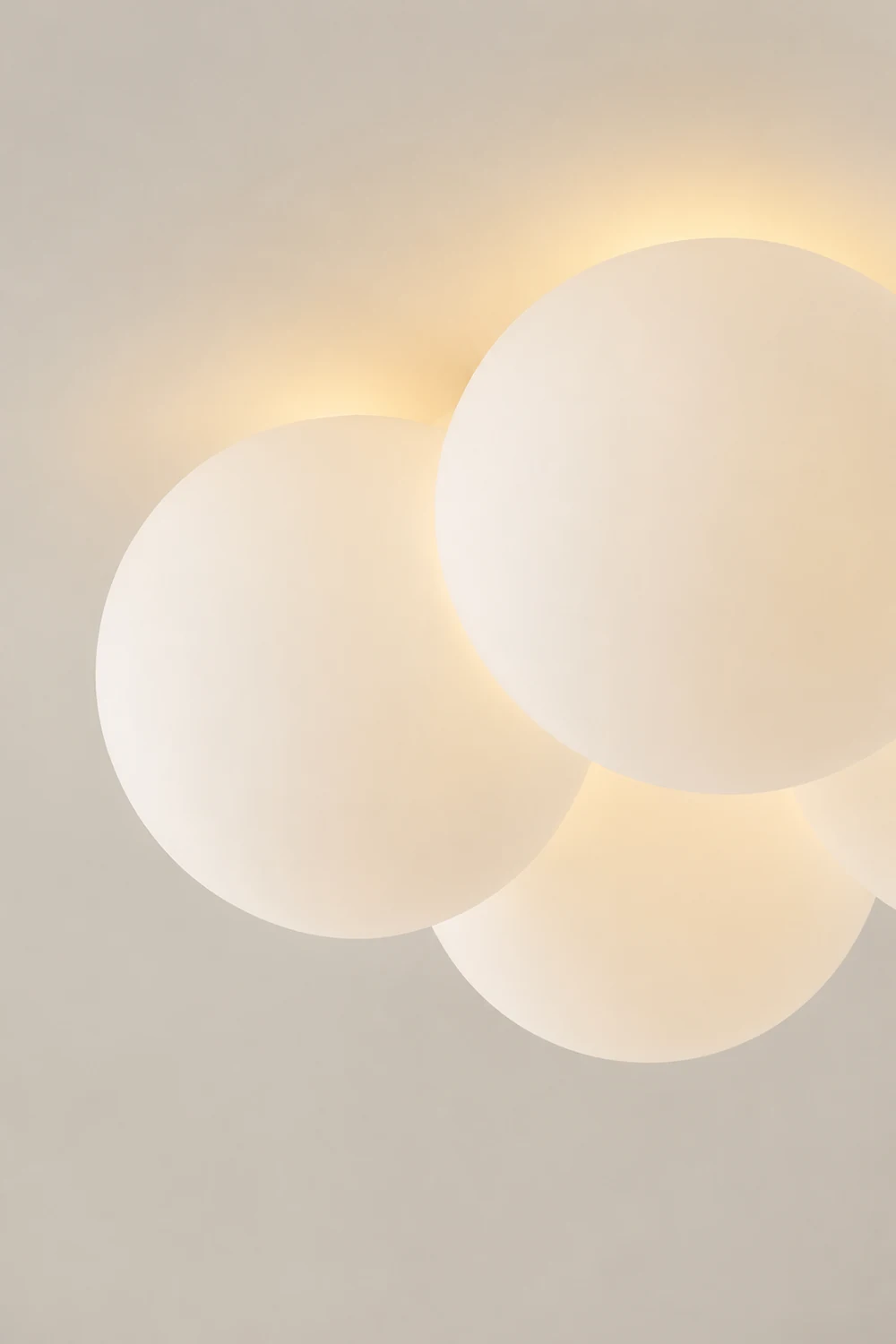 Modern White Cloud Bubbles Ceiling Light - Lumpaz