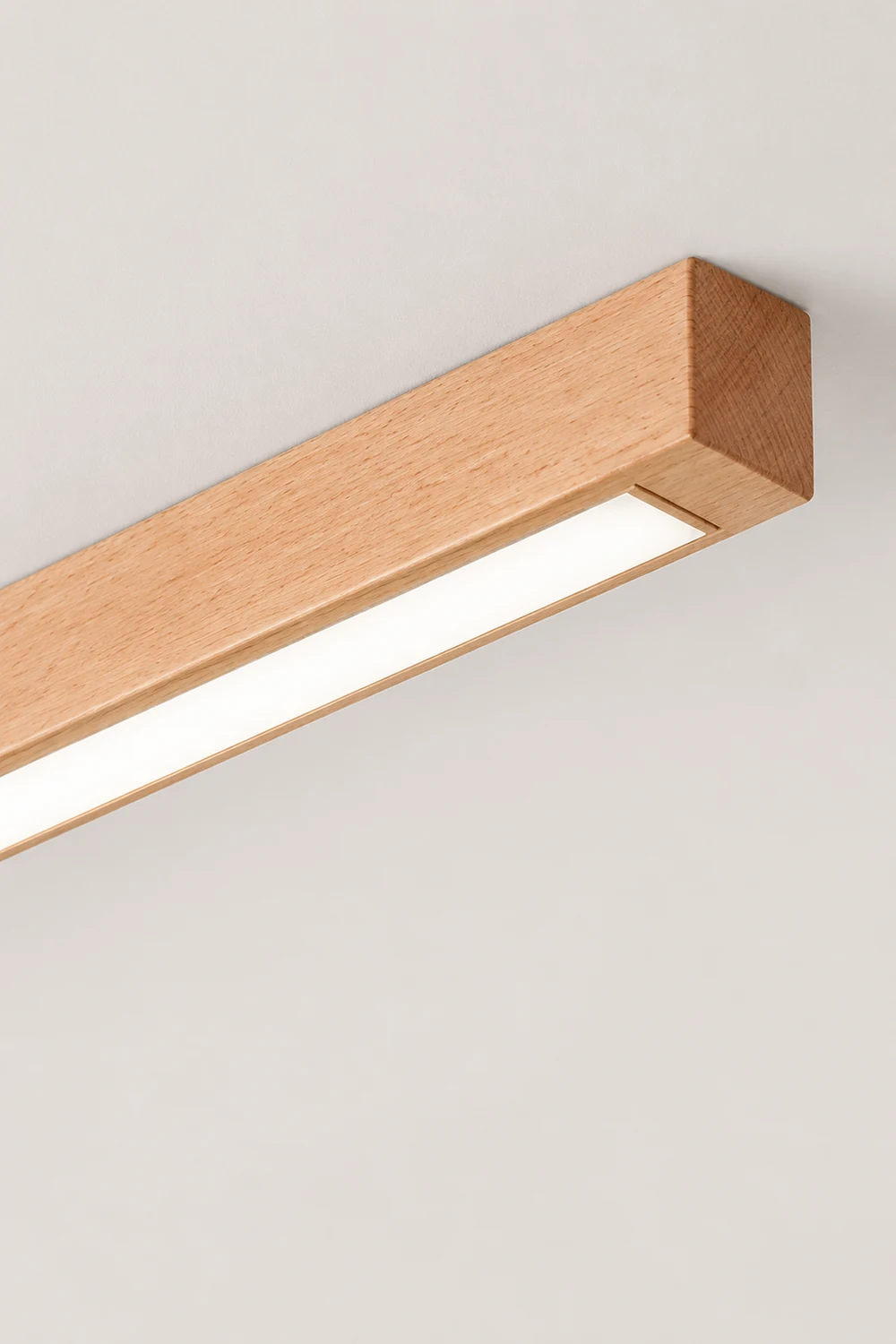 Edge Deckenleuchte, Holz 60/100cm - Lumpaz