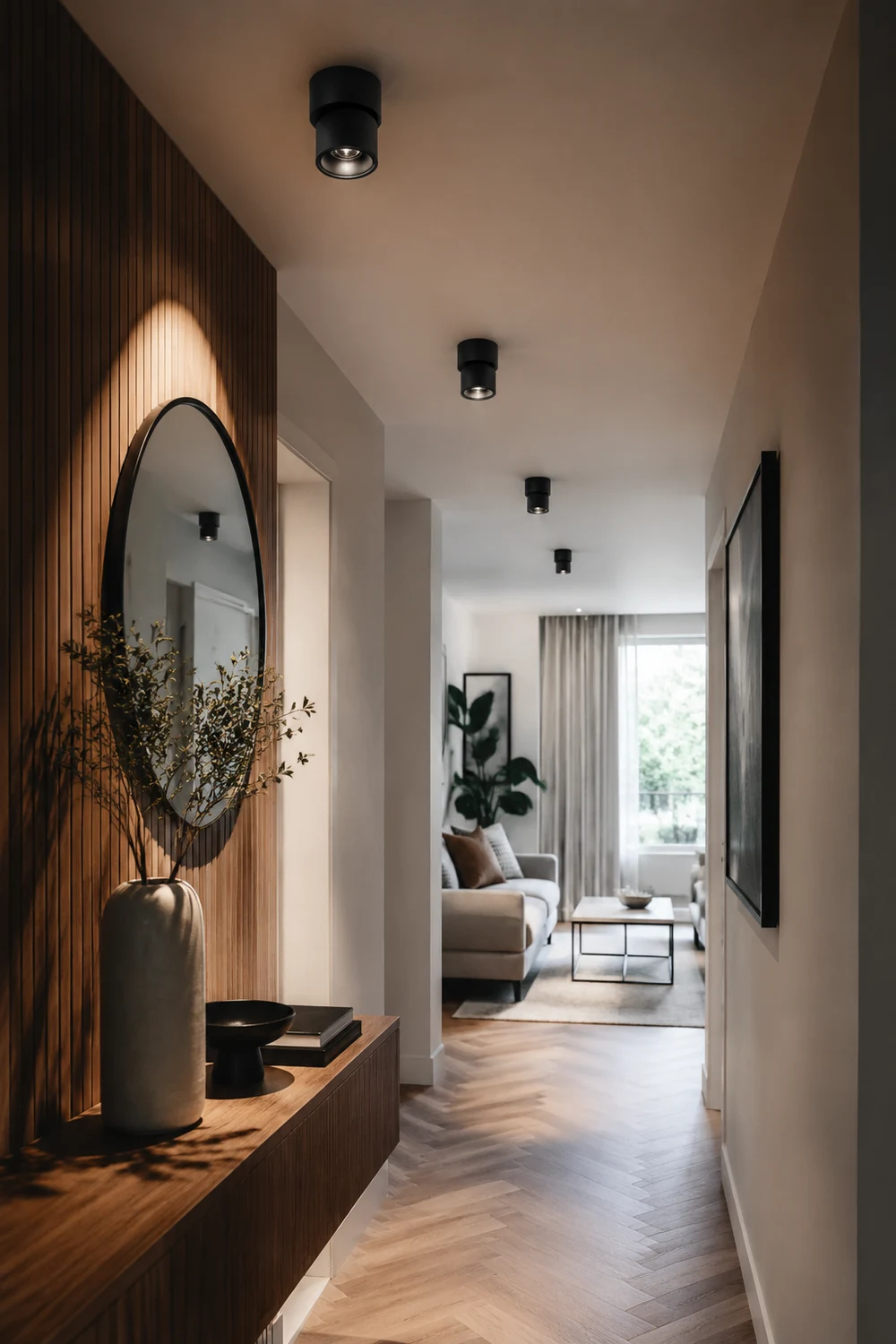 Novak LED Deckenstrahler Aufbau Downlight für Wohnzimmer & Korridor - Lumpaz