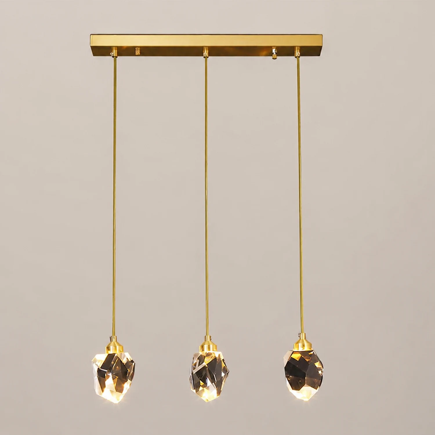 Creative Modern Crystal Gold Raindrop Chandelier - Lumpaz