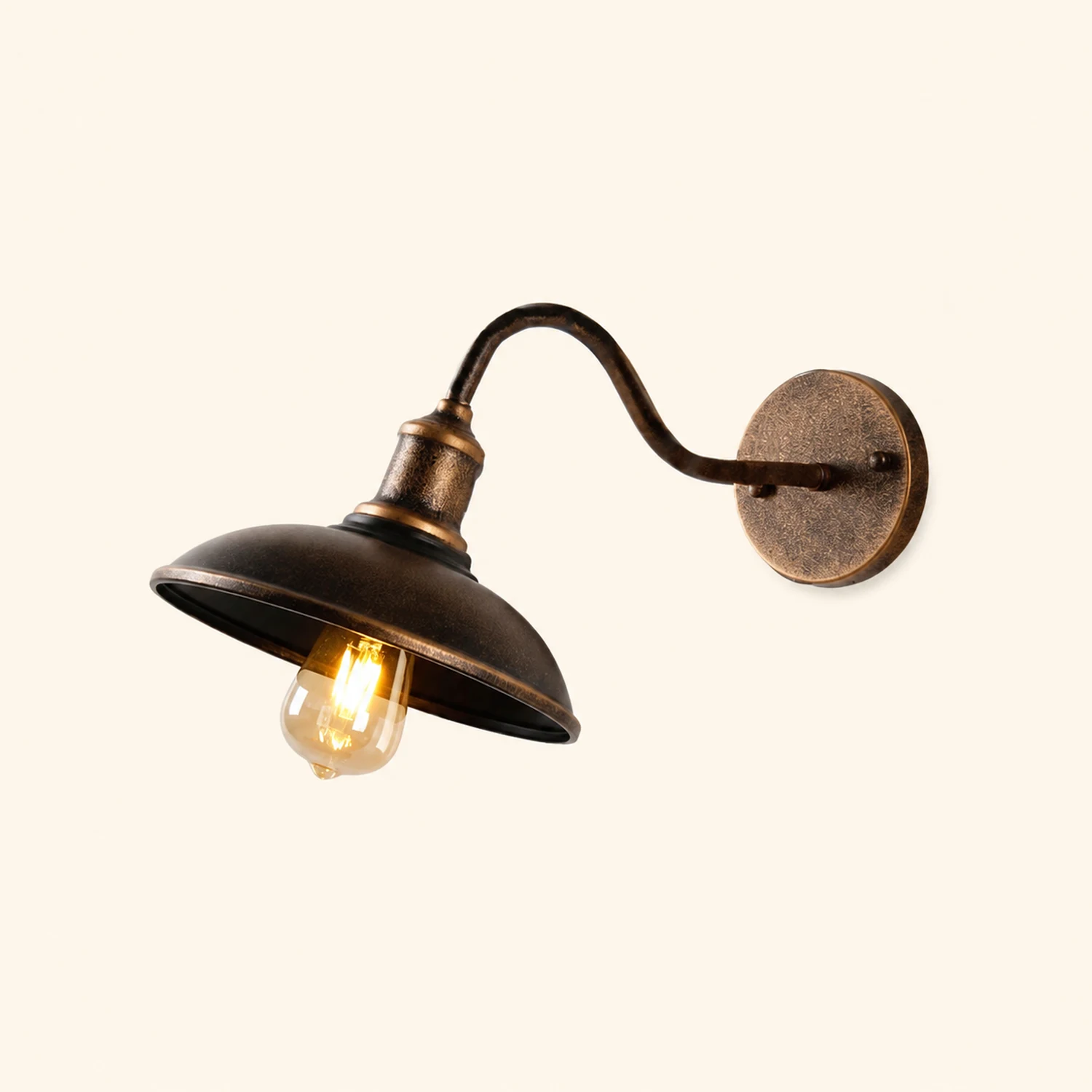 Alessio Außeneinsatz Wandleuchte, 2 Farben, ∅25/29CM - Lumpaz