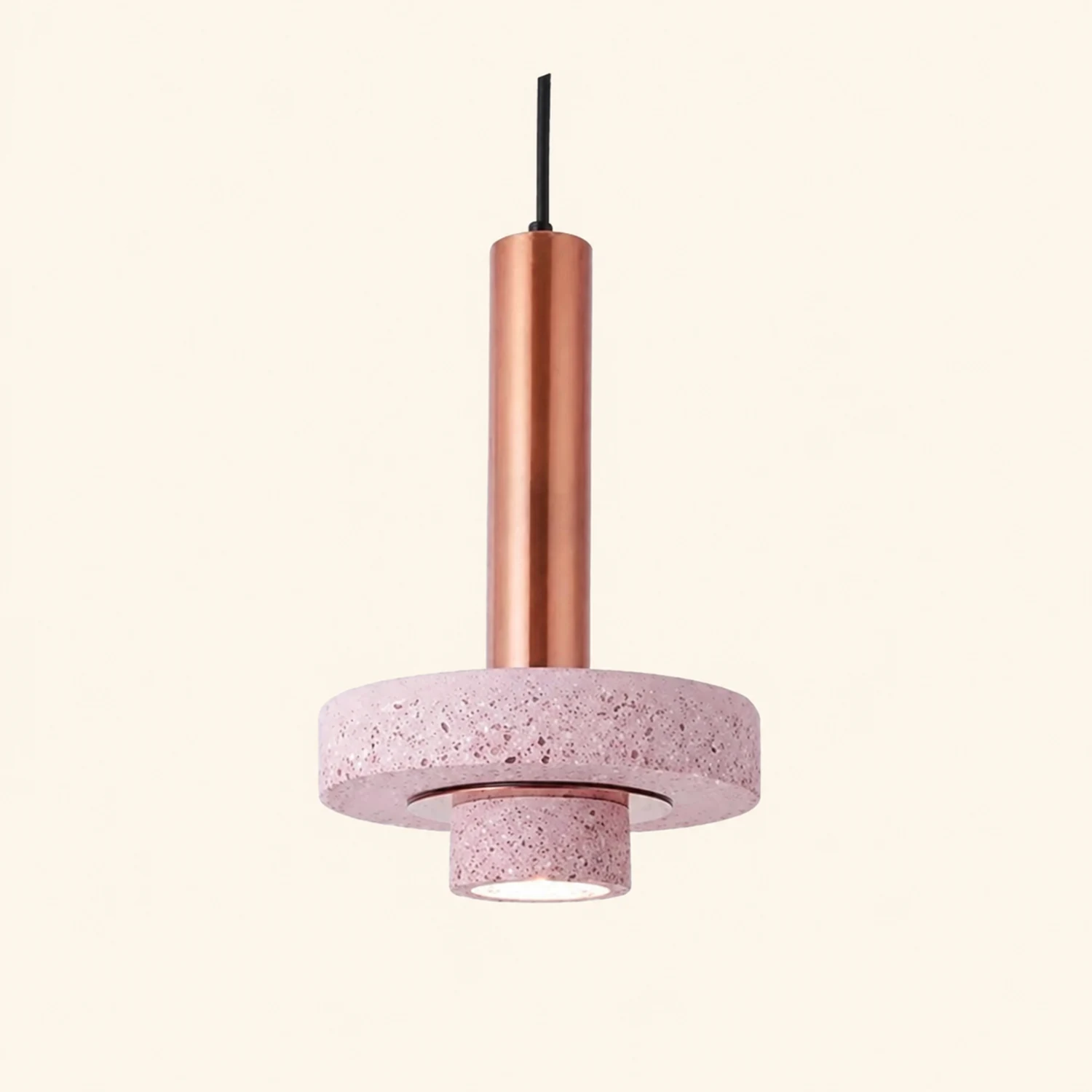 Zaid Pendelleuchte 4 Farben, Terrazzo - Lumpaz