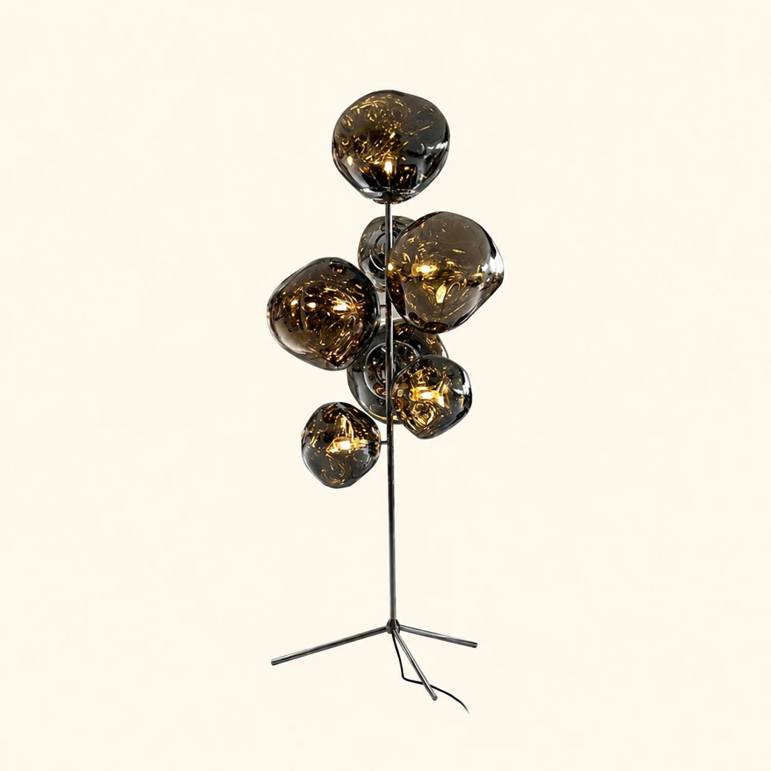 Mirza Stehleuchte 4 Farben, 7 -flammig, ∅38+28CM - Lumpaz
