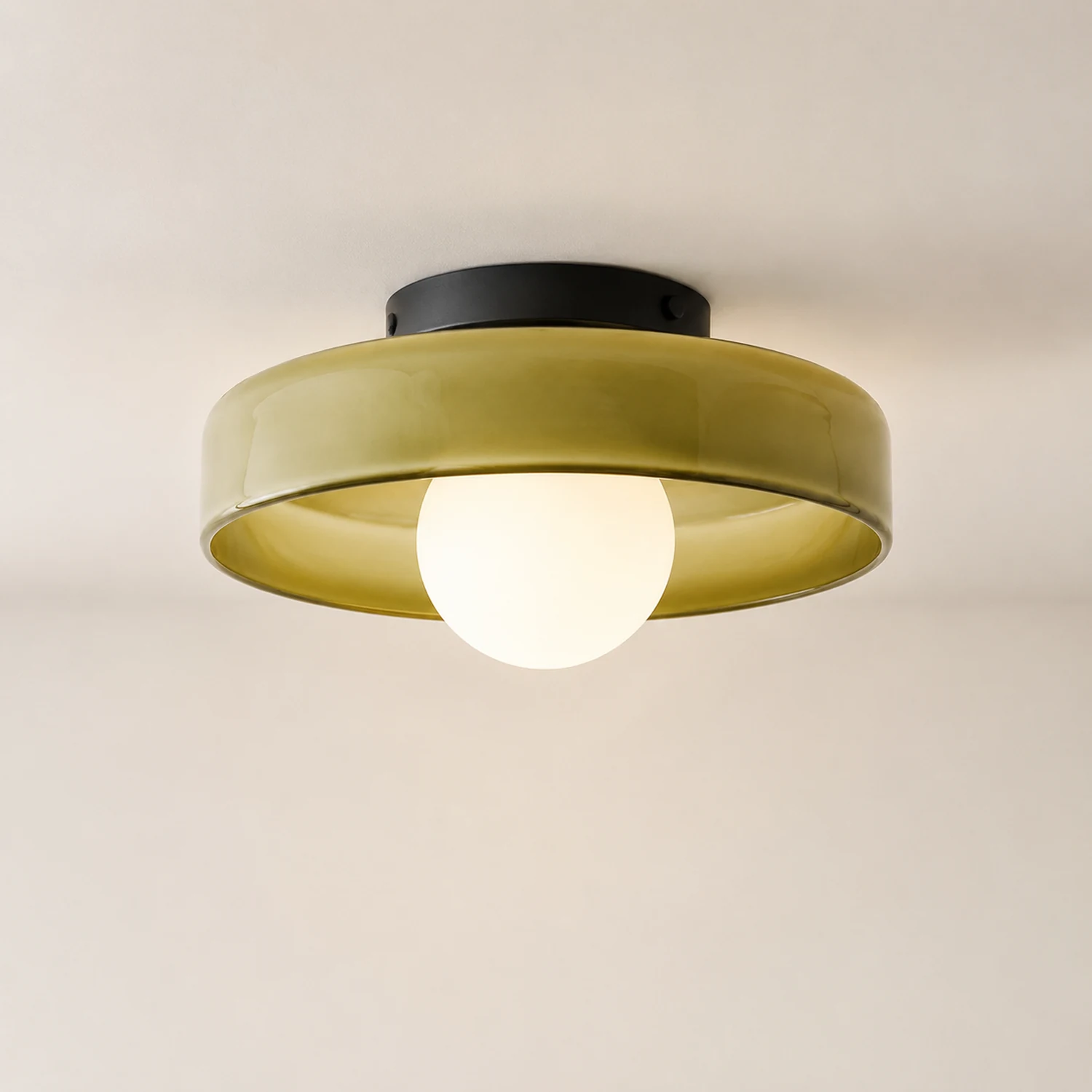 Modern Round Flush Mount Kitchen Ceiling Light