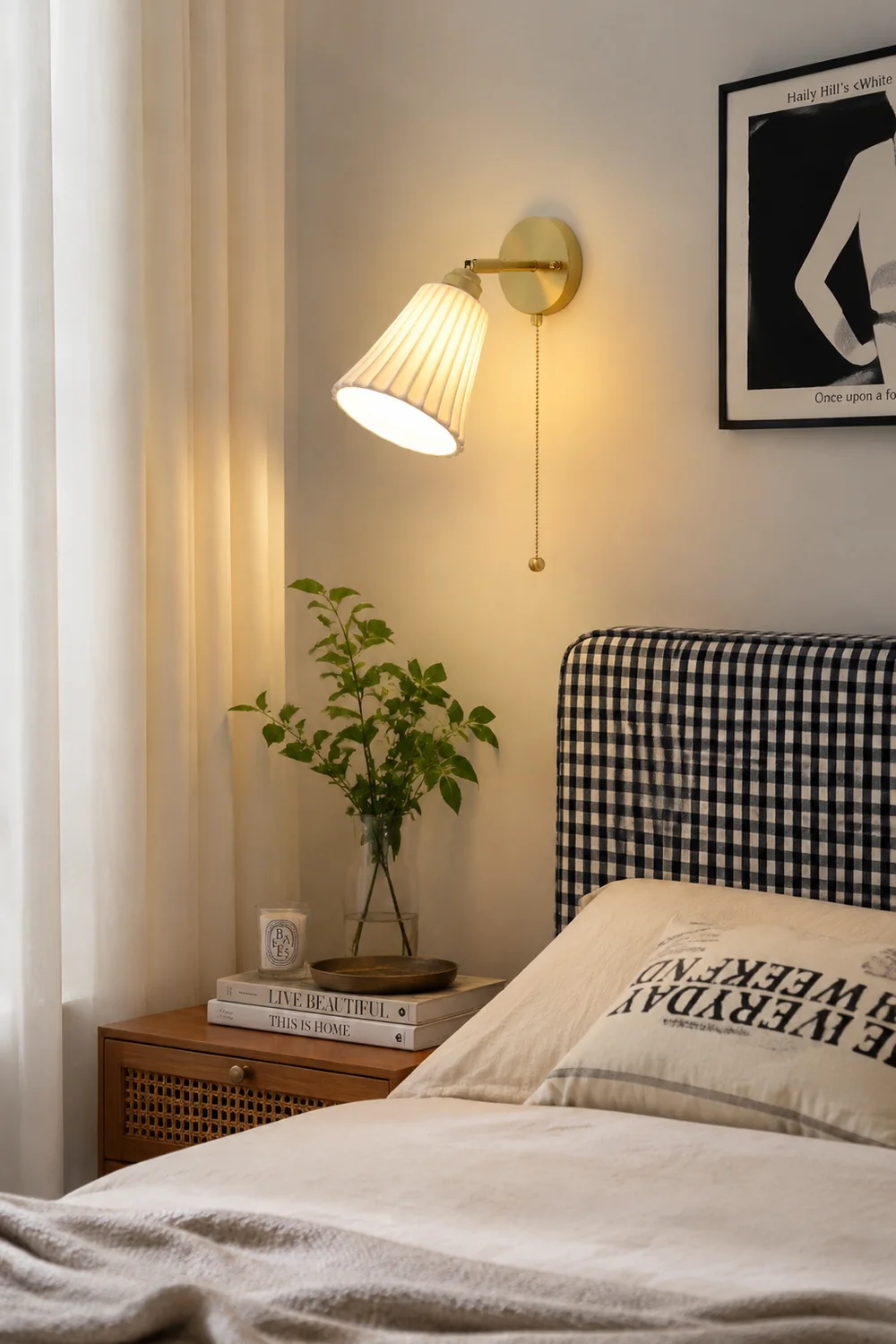 Trumpet Ceramic Wall Light - Lumpaz