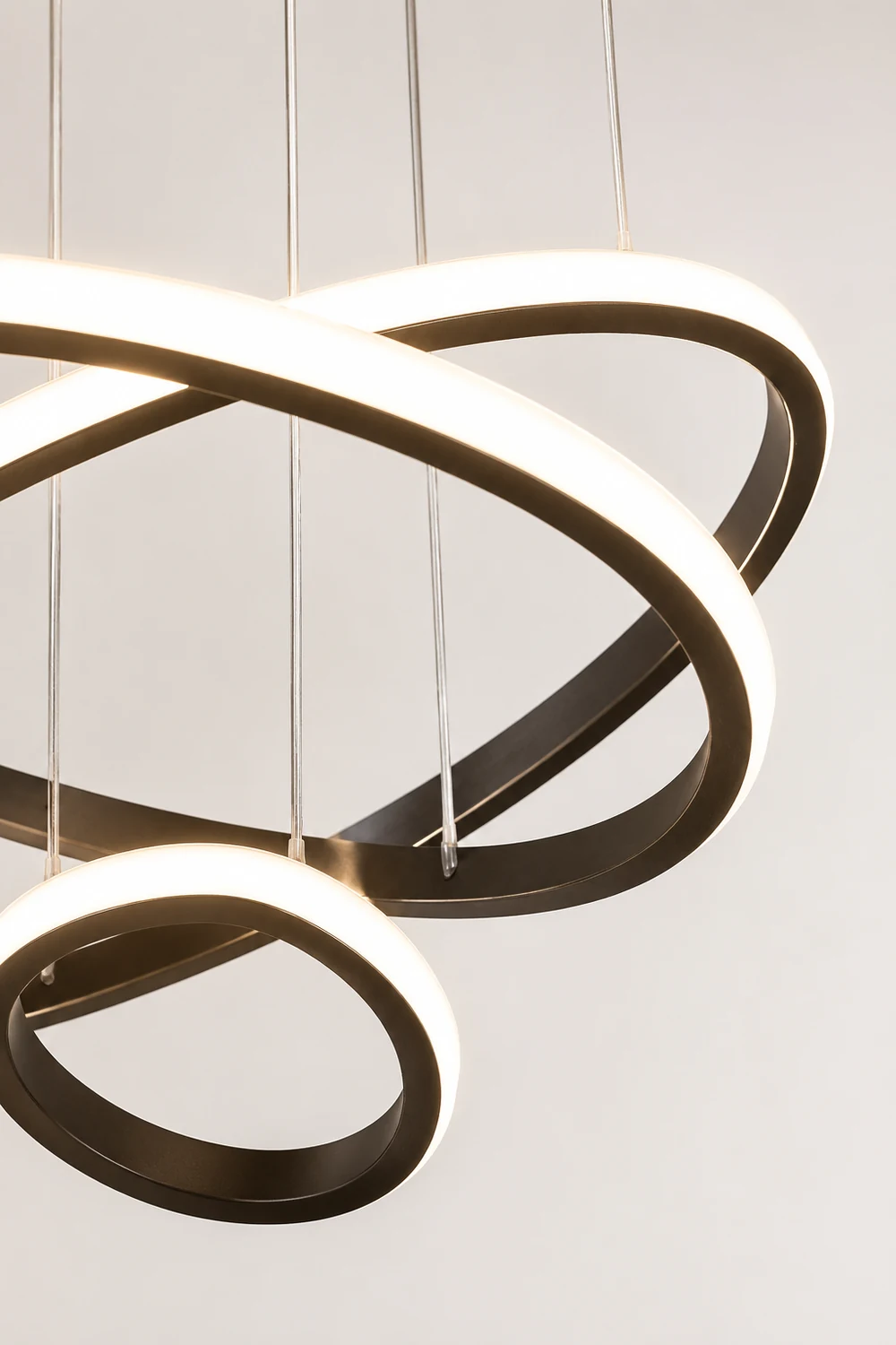 LED Ring Pendant Light Suspended Hanging Ring Chandelier - Lumpaz