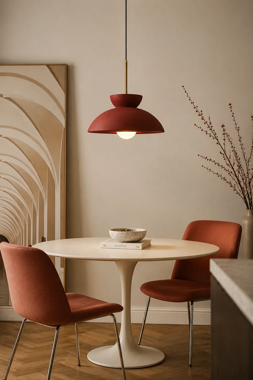 Nordic Minimalist Resin Pendant Light For Dining Room - Lumpaz