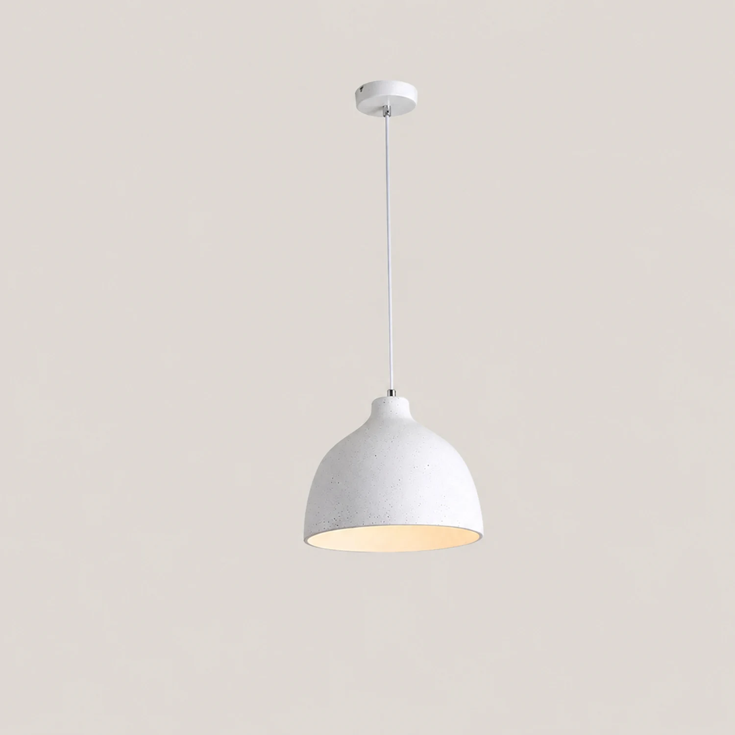 Resin Bowl Pendant Lamp Rustic Pendant Lighting - Lumpaz