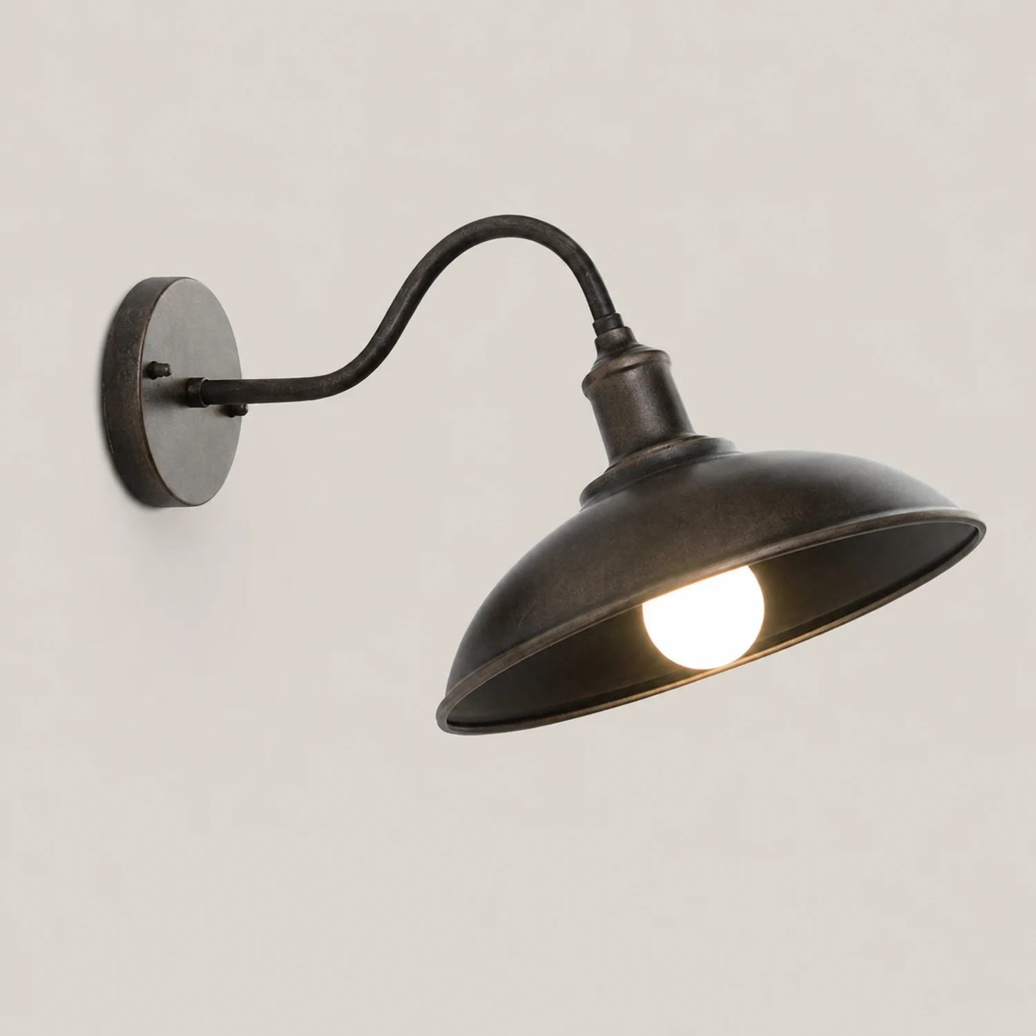 Alessio Außeneinsatz Wandleuchte, 2 Farben, ∅25/29CM - Lumpaz