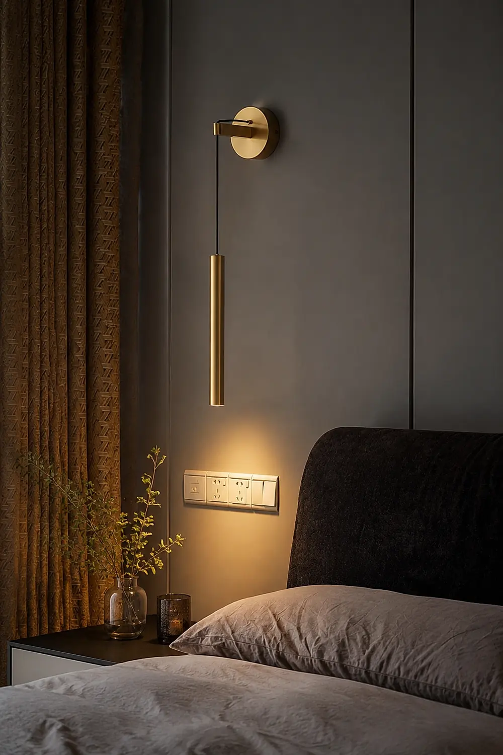 Brass Line Wall Light - Lumpaz