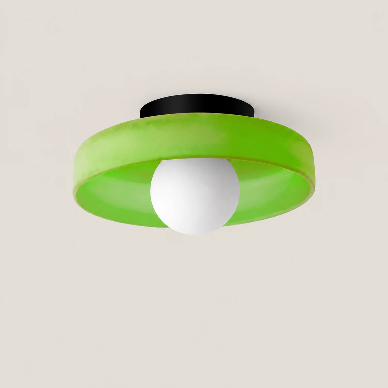 Modern Round Flush Mount Kitchen Ceiling Light - Lumpaz