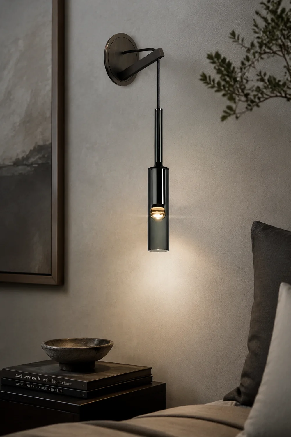 Nordic Creative Wine Bottle Wall Lamp For Living Room - Lumpaz