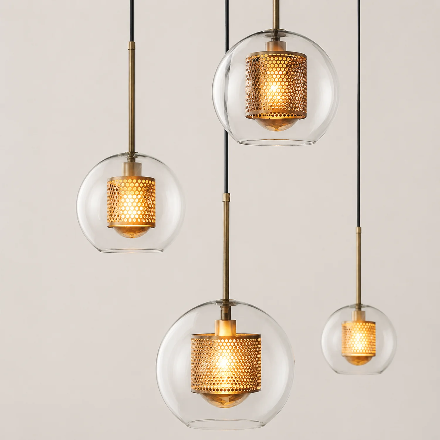 Modern Decor Chiswick Glass Pendant Light - Lumpaz